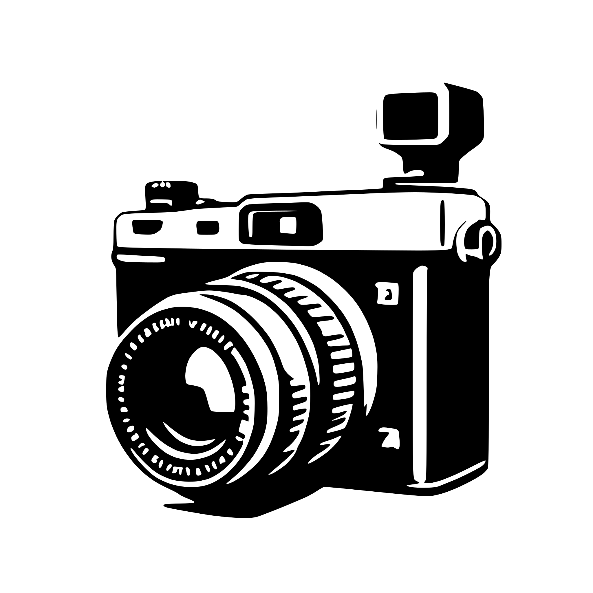 AI-generated SVG of a camera