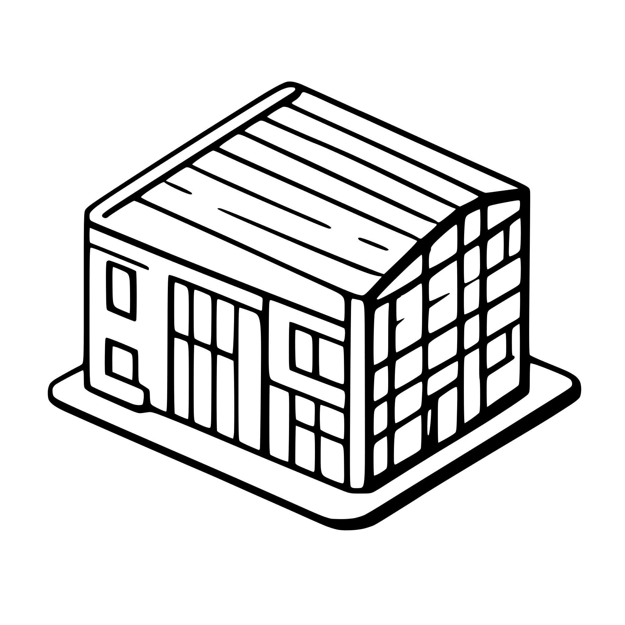 AI-generated SVG of 'isometric warehouse'