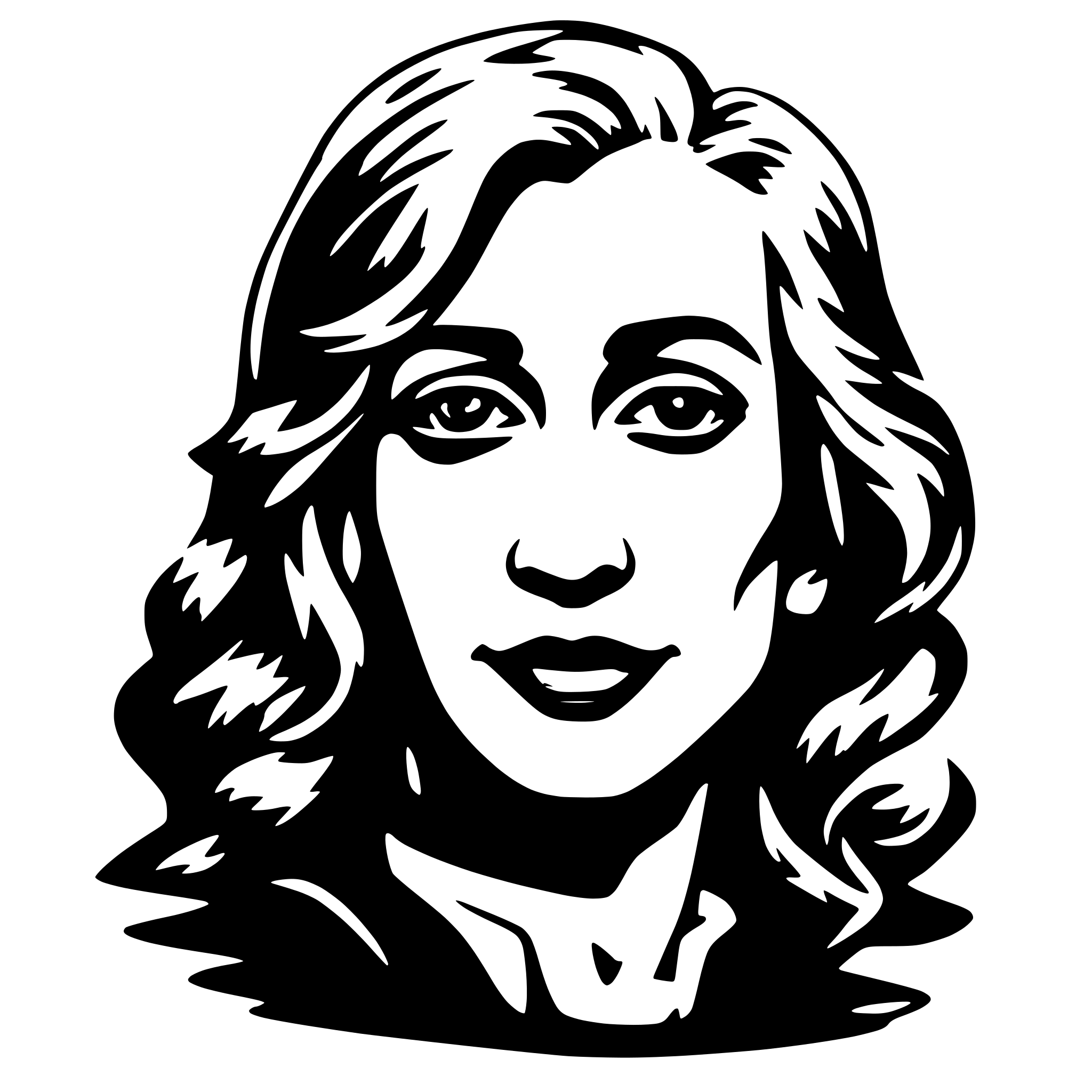 AI-generated SVG of 'Сделай лотос'