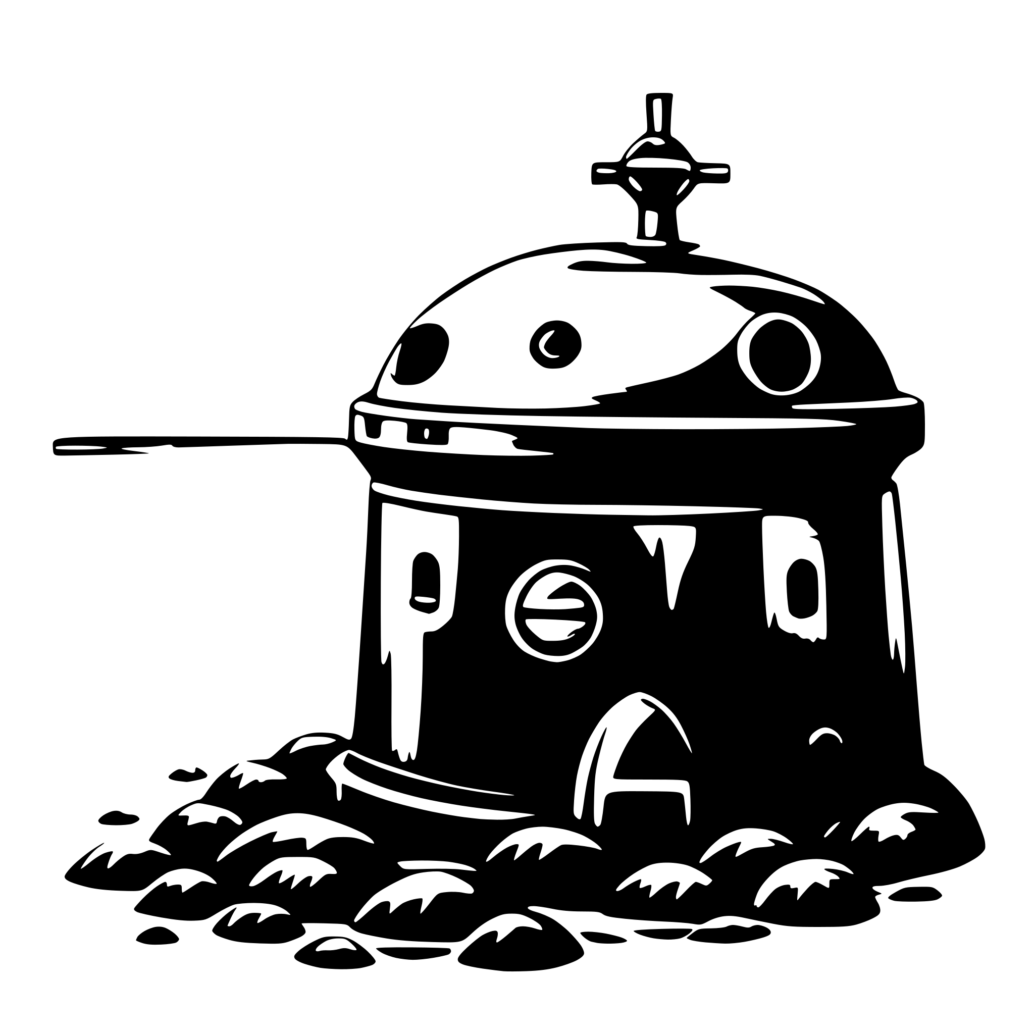 AI-generated SVG of a SEA MINES