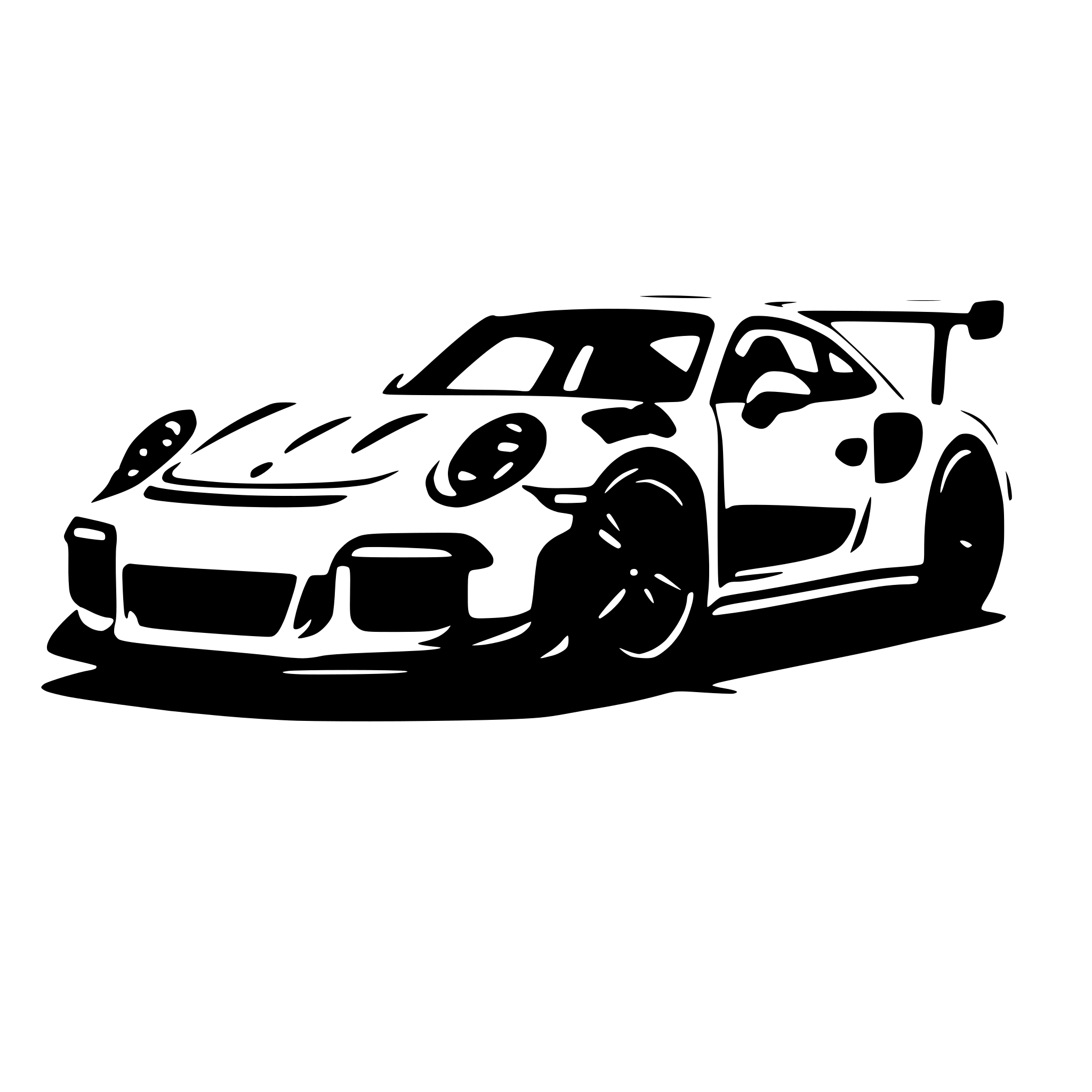 AI-generated SVG of 'gt3 rs'
