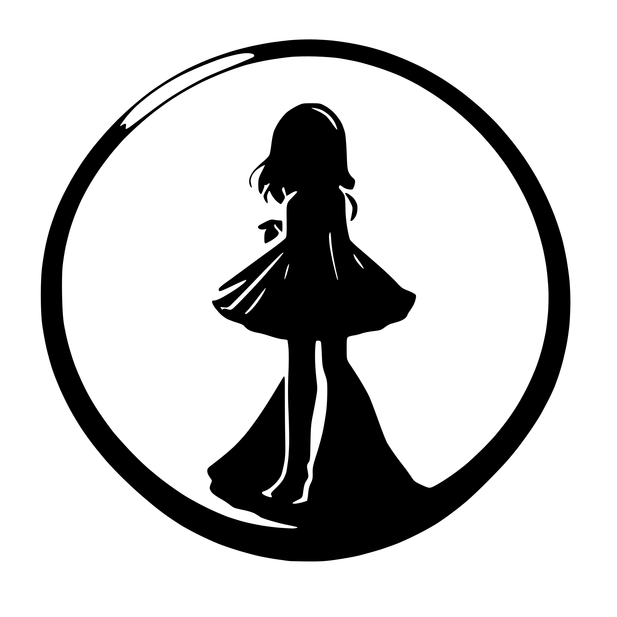 AI-generated SVG of 'Magic circle'
