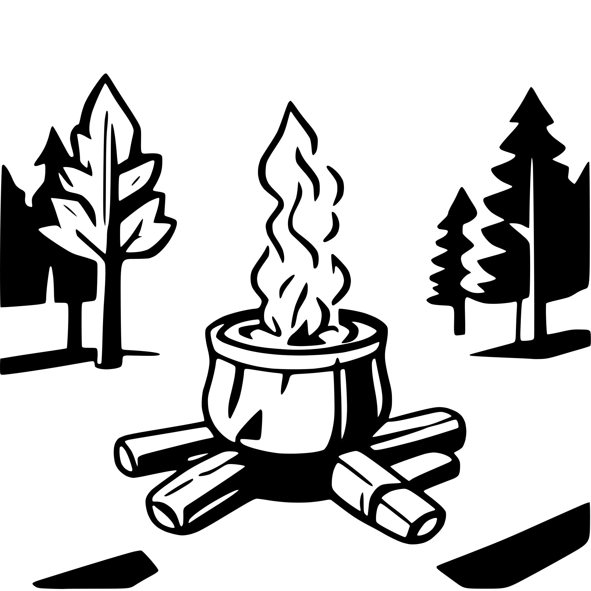 AI-generated SVG of '2d simple campfire'