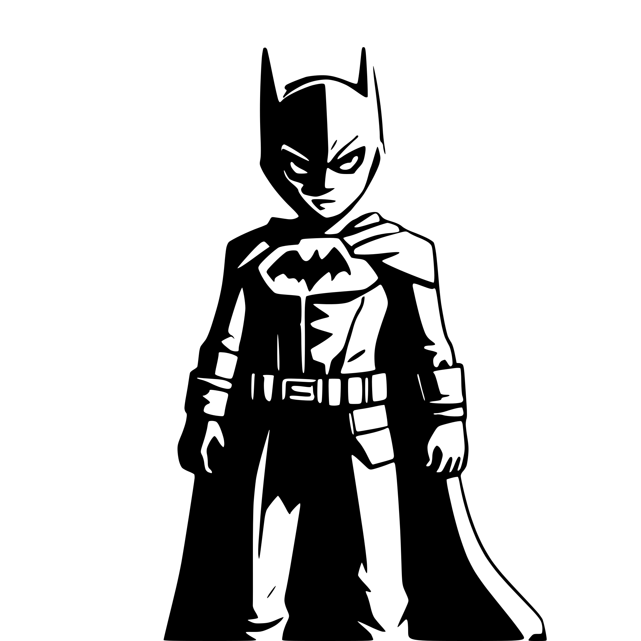 AI-generated SVG of 'batman'