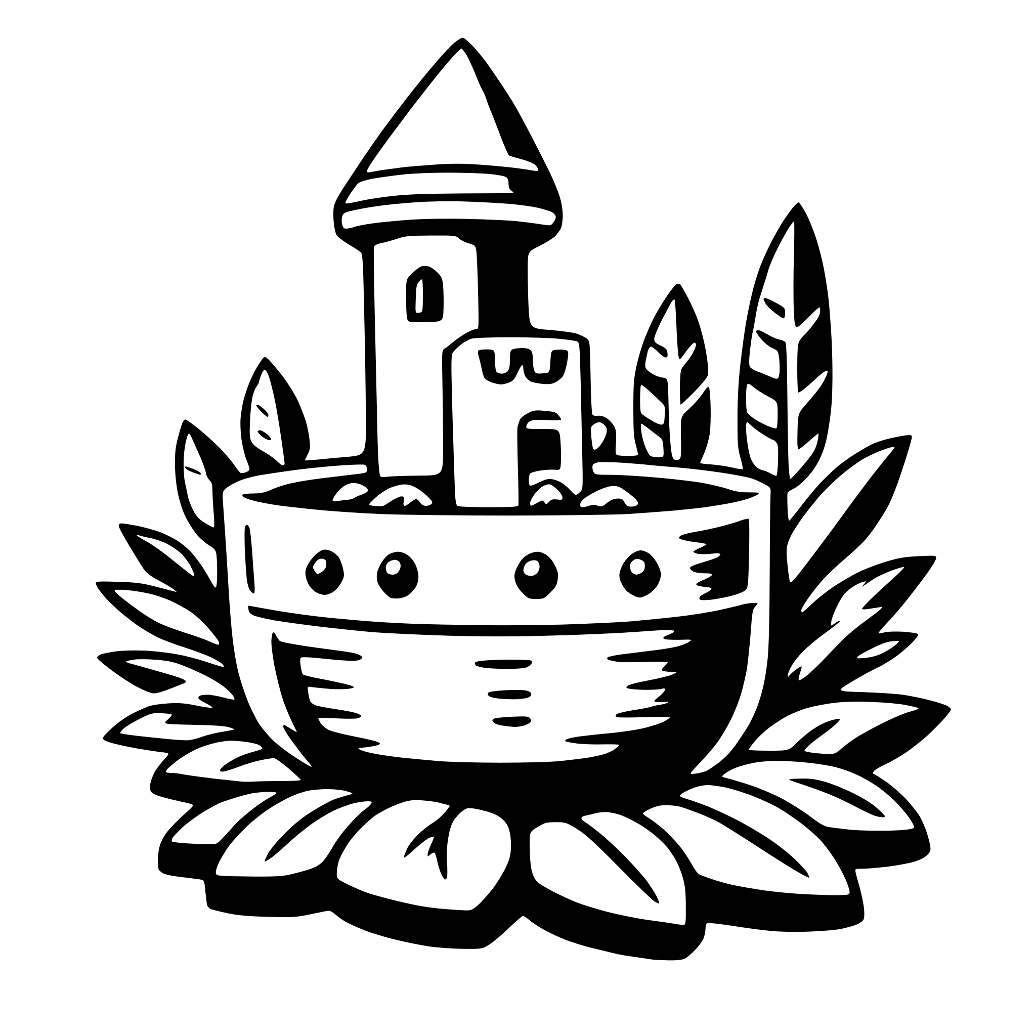 AI-generated SVG of 'mawu'