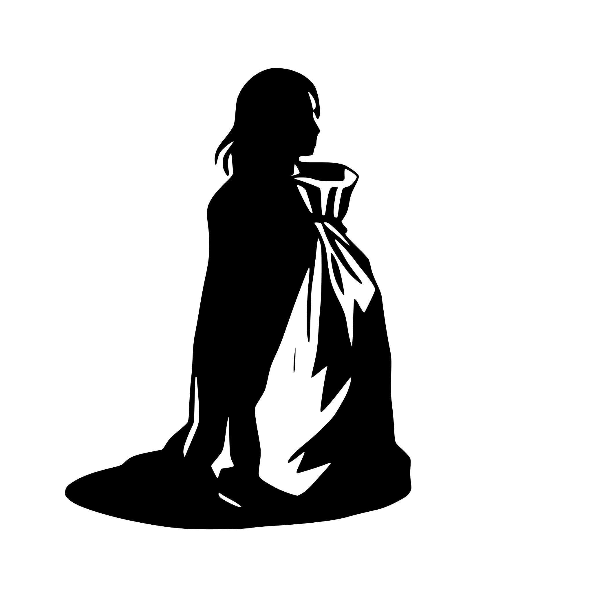 AI-generated SVG of 'garbage bag'