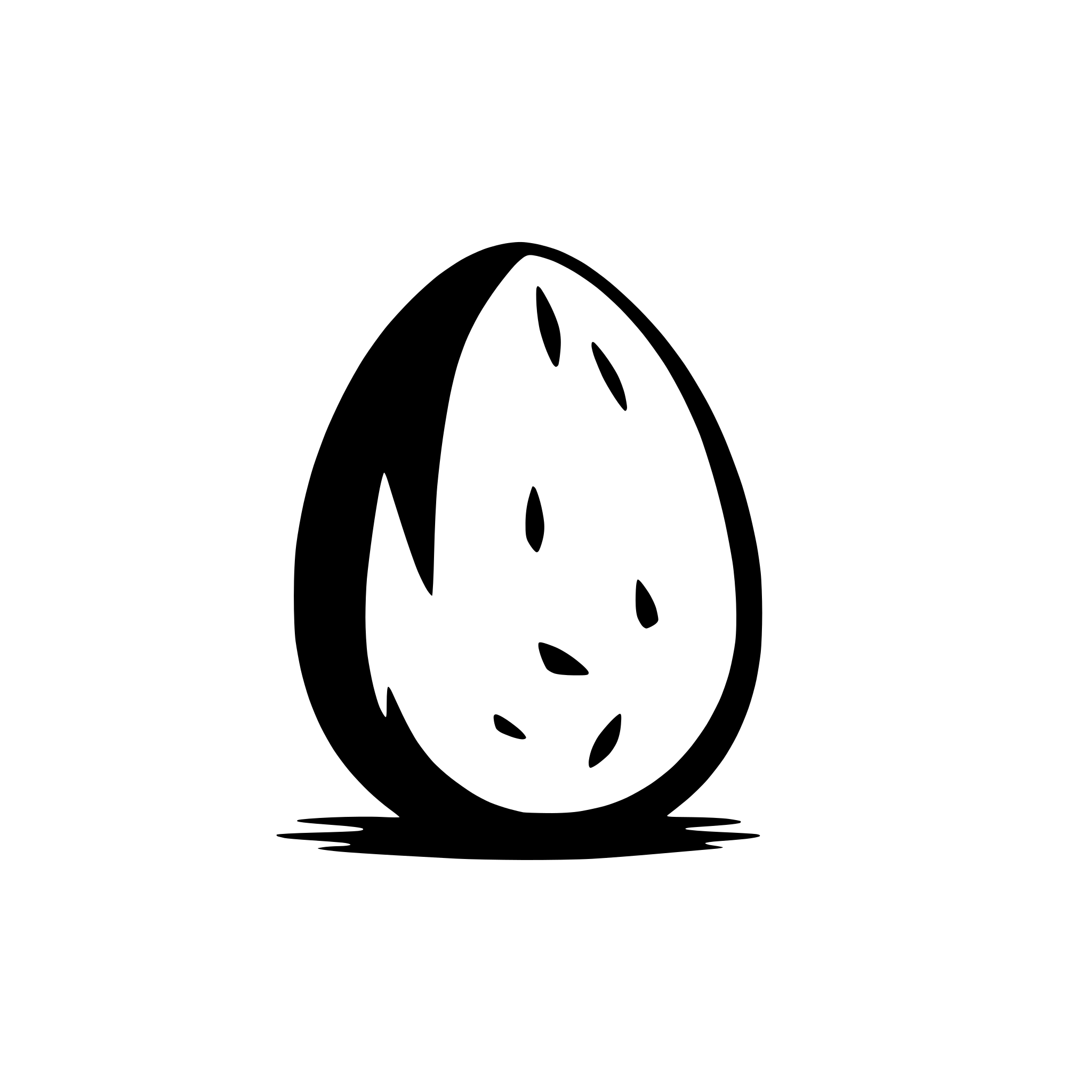 AI-generated SVG of a simple vector of an easter egg