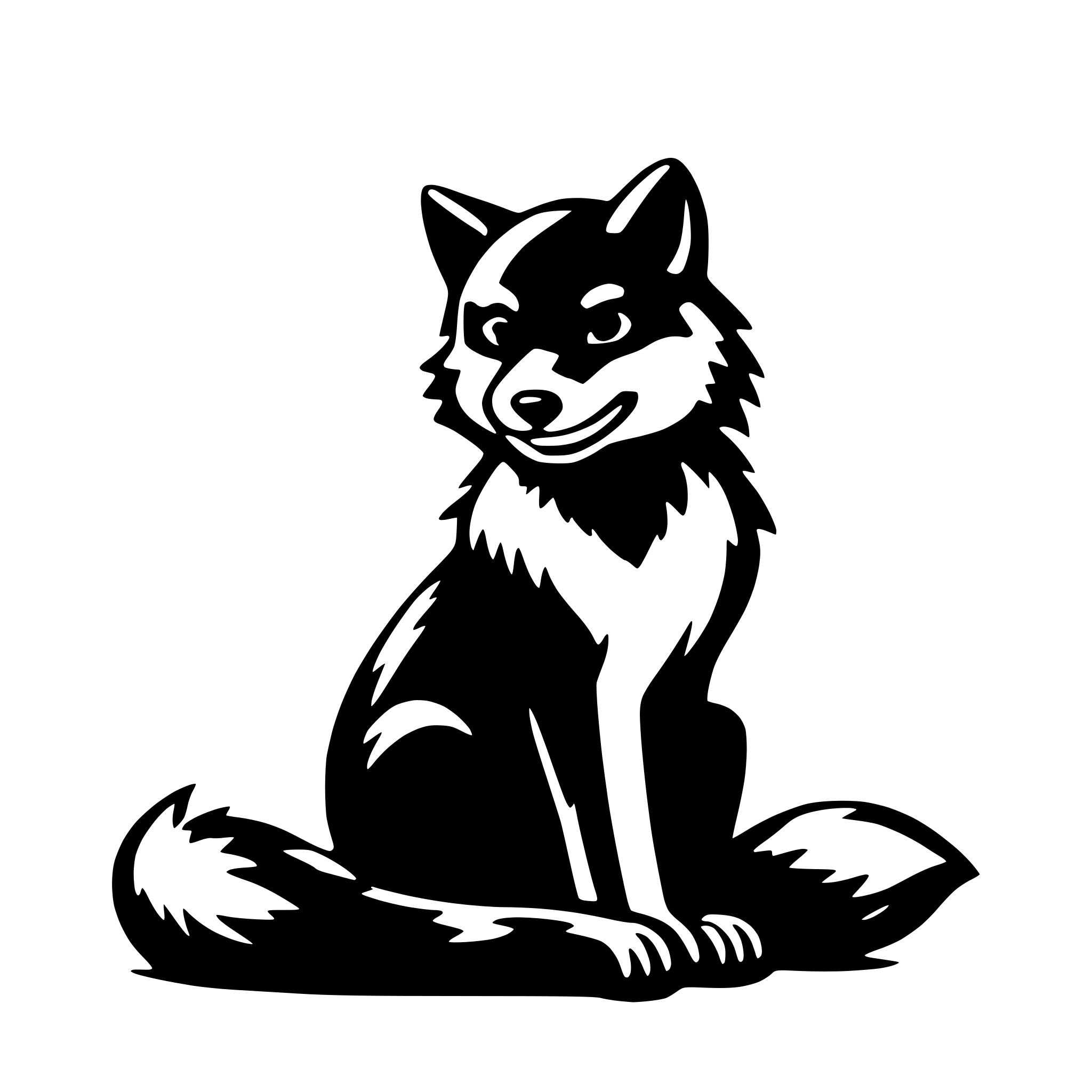 AI-generated SVG of 'firefox'