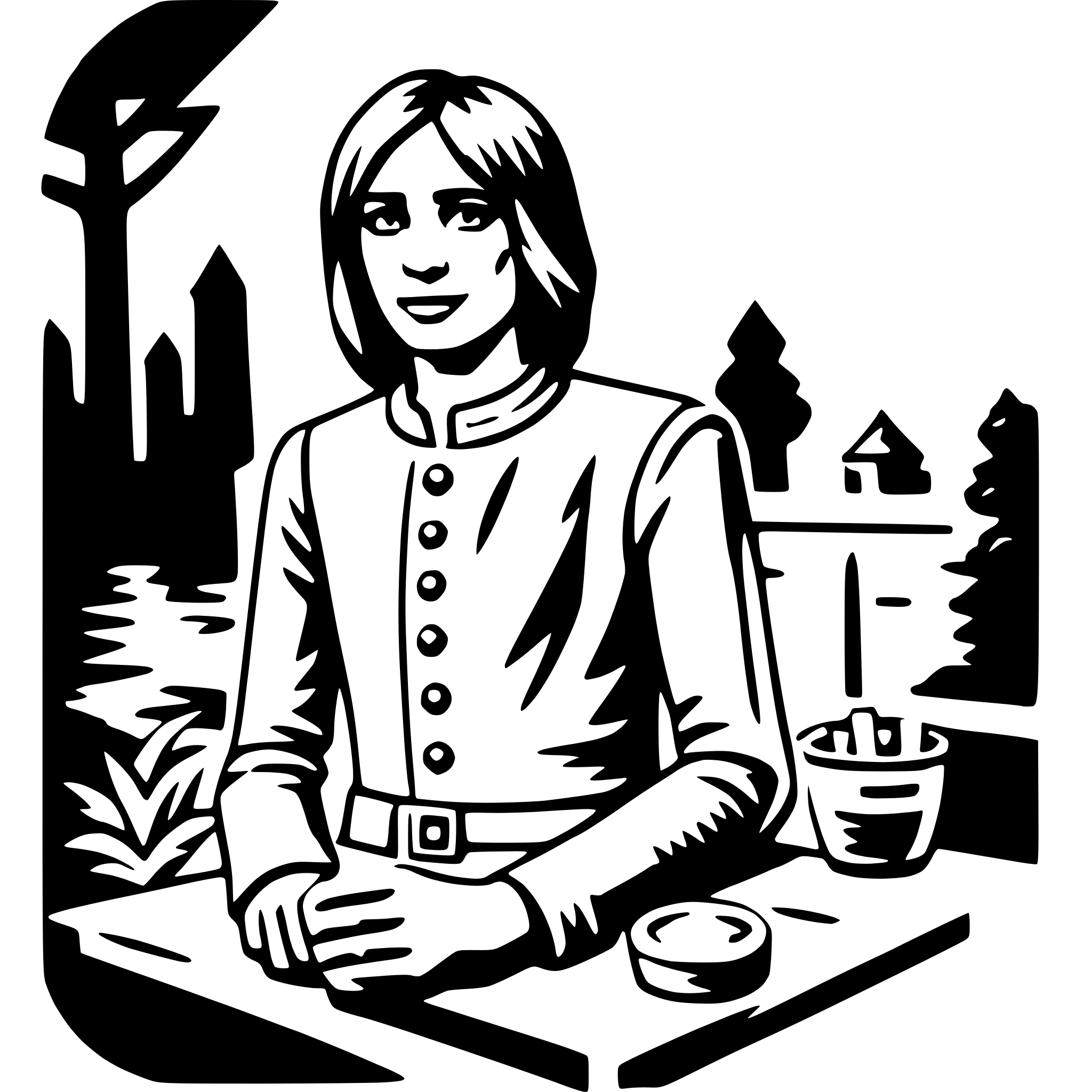 AI-generated SVG of 'ix chel'