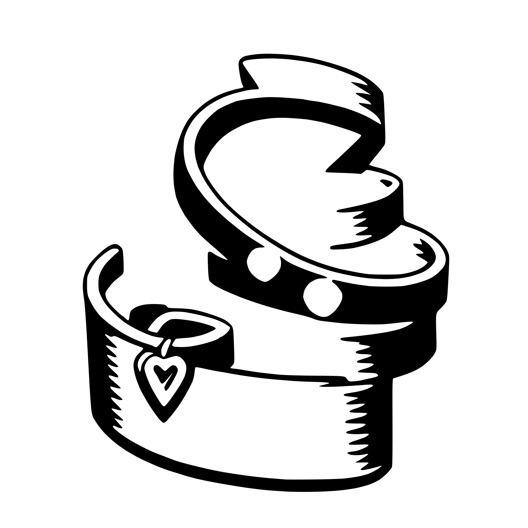 AI-generated SVG of 'love bracelets'