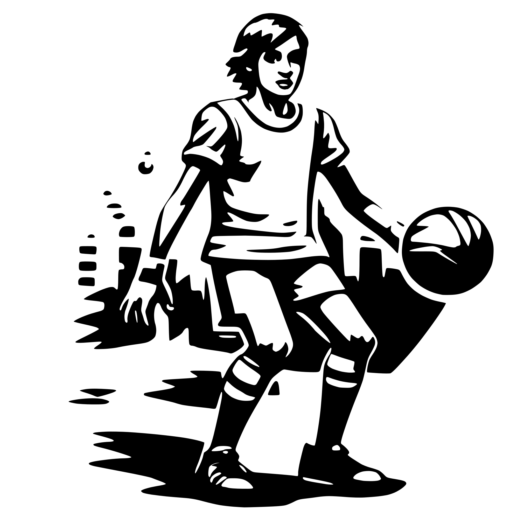 AI-generated SVG of 'fotoball player'