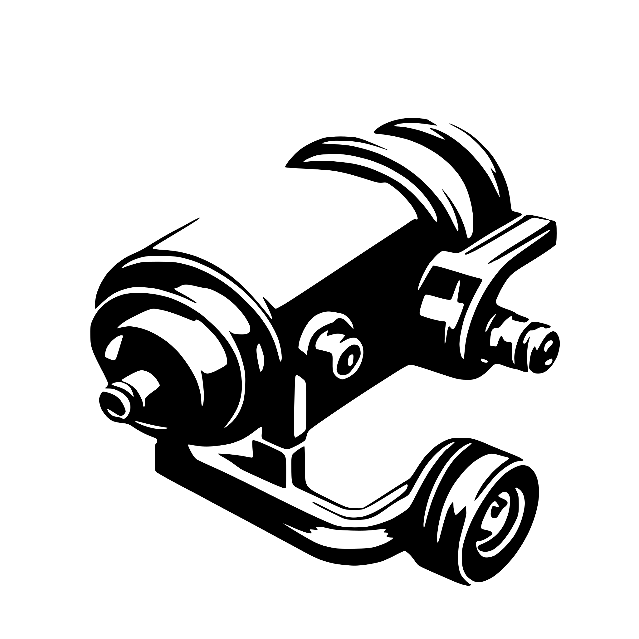 AI-generated SVG of a motor mount