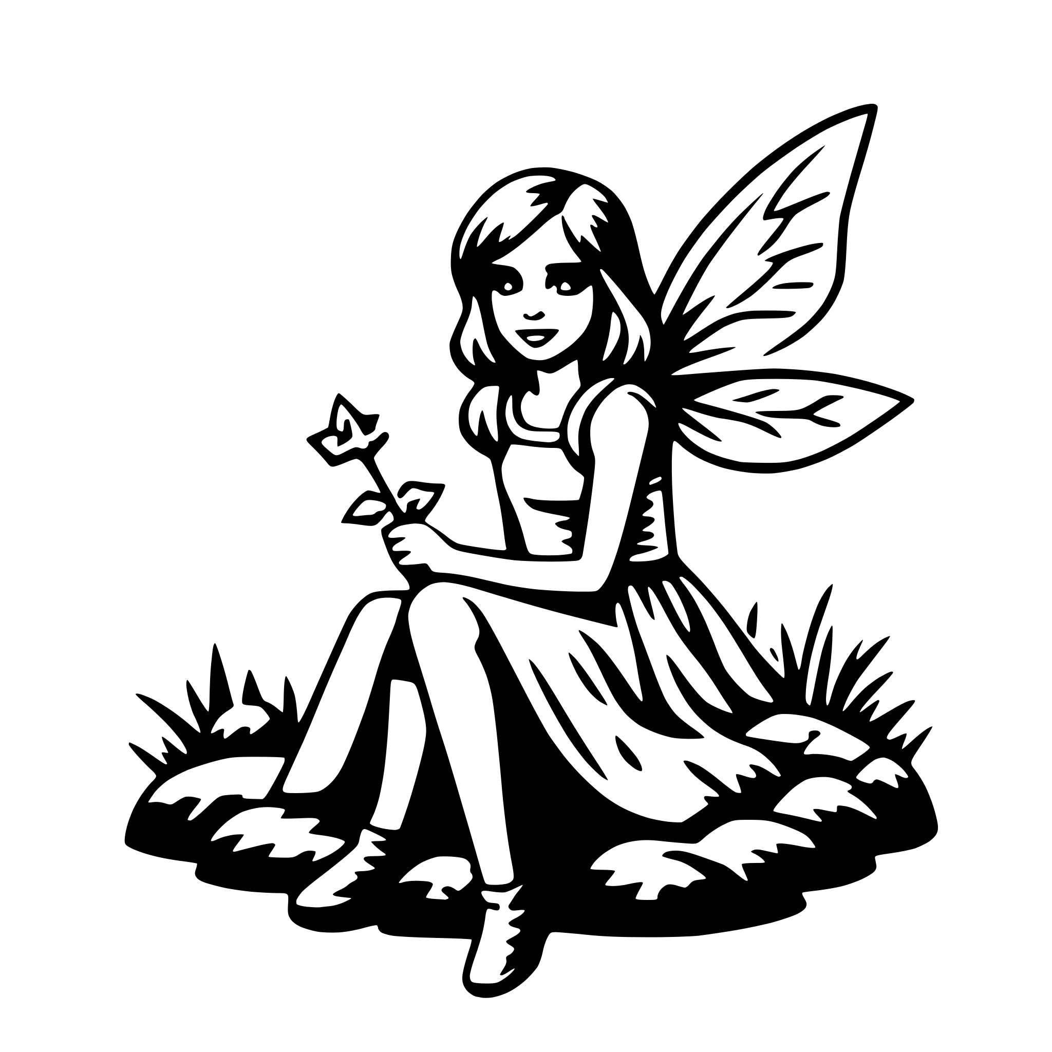 AI-generated SVG of 'fairy'