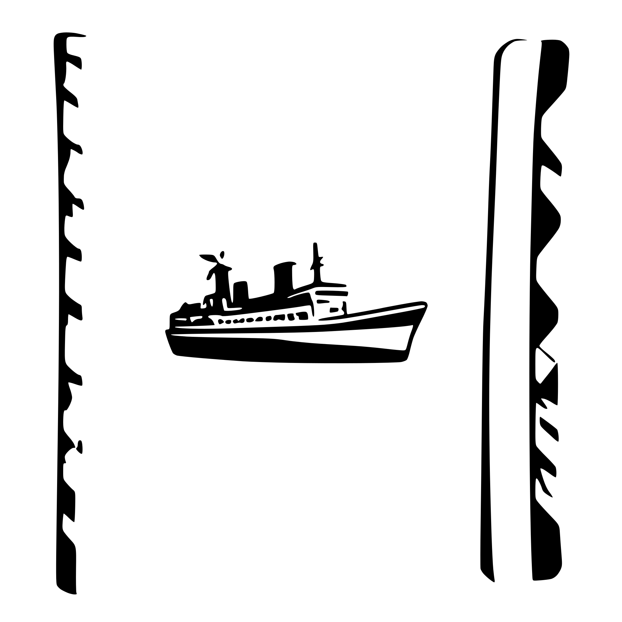 AI-generated SVG of a titanic
