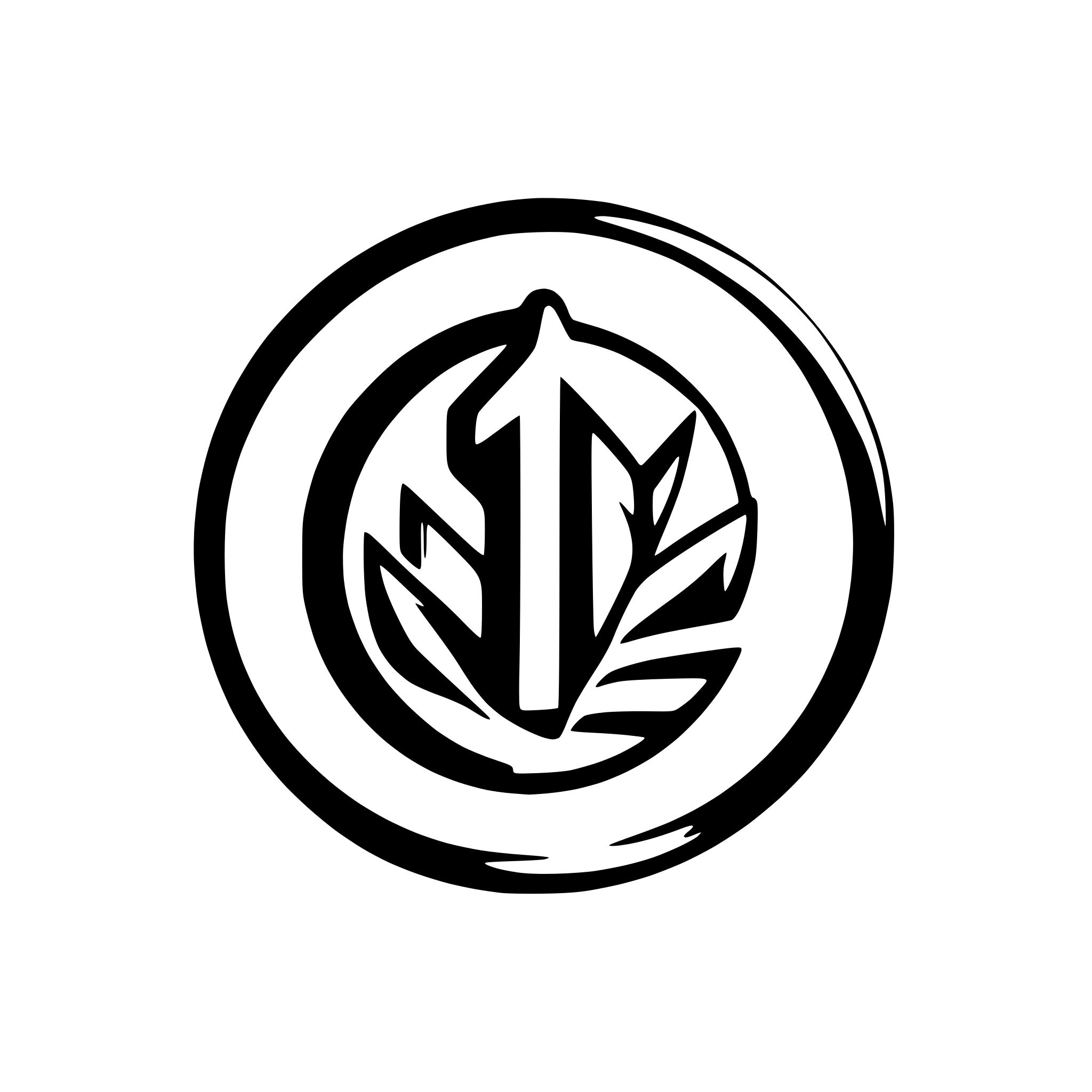 AI-generated SVG of 'logo like N letter'