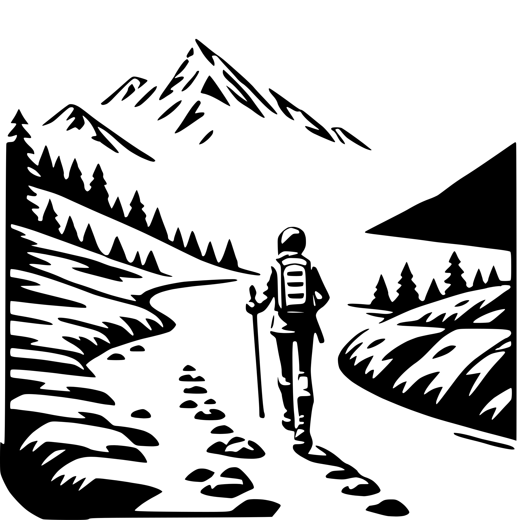 AI-generated SVG of 'glacier hiking adventure'