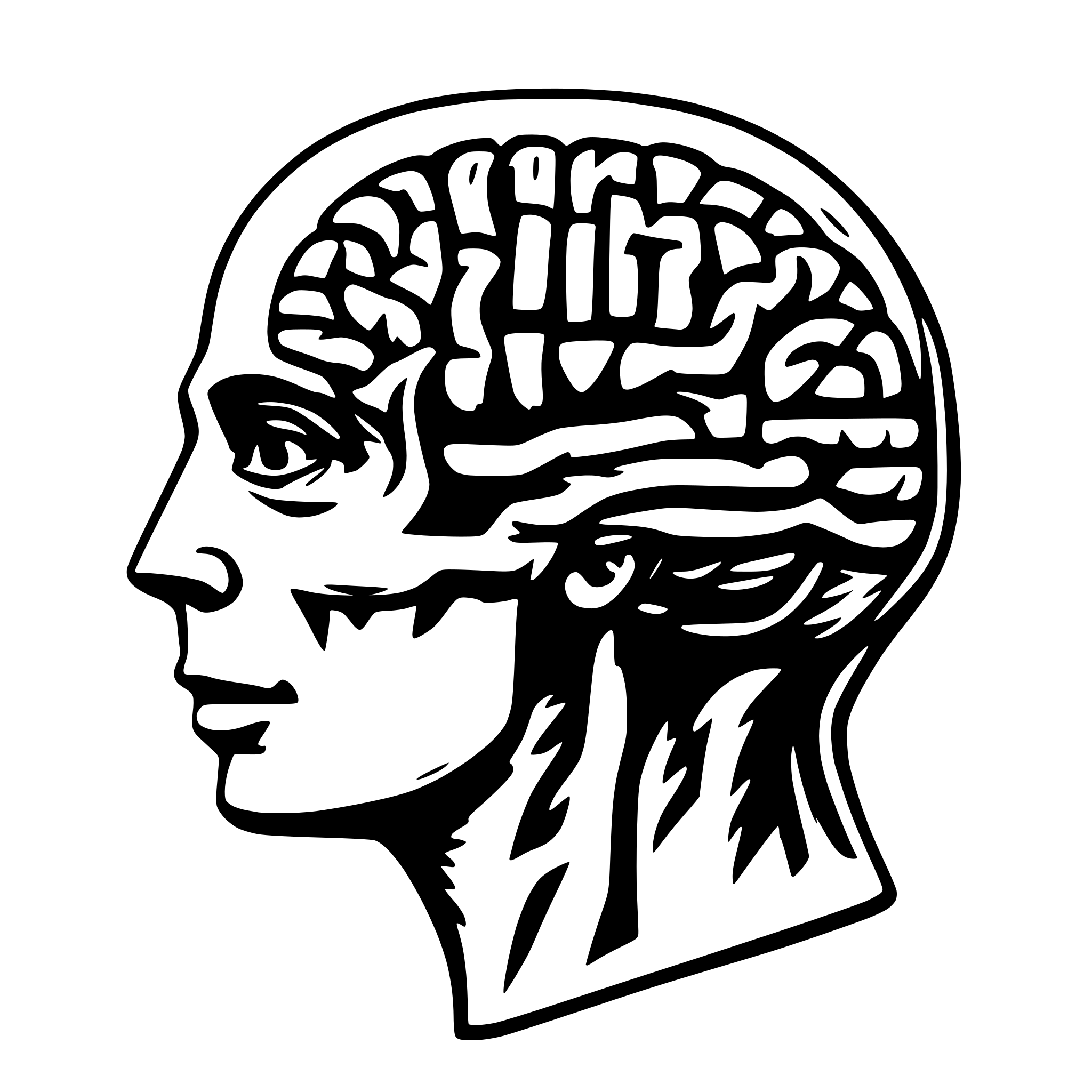 AI-generated SVG of 'brain anatomy'