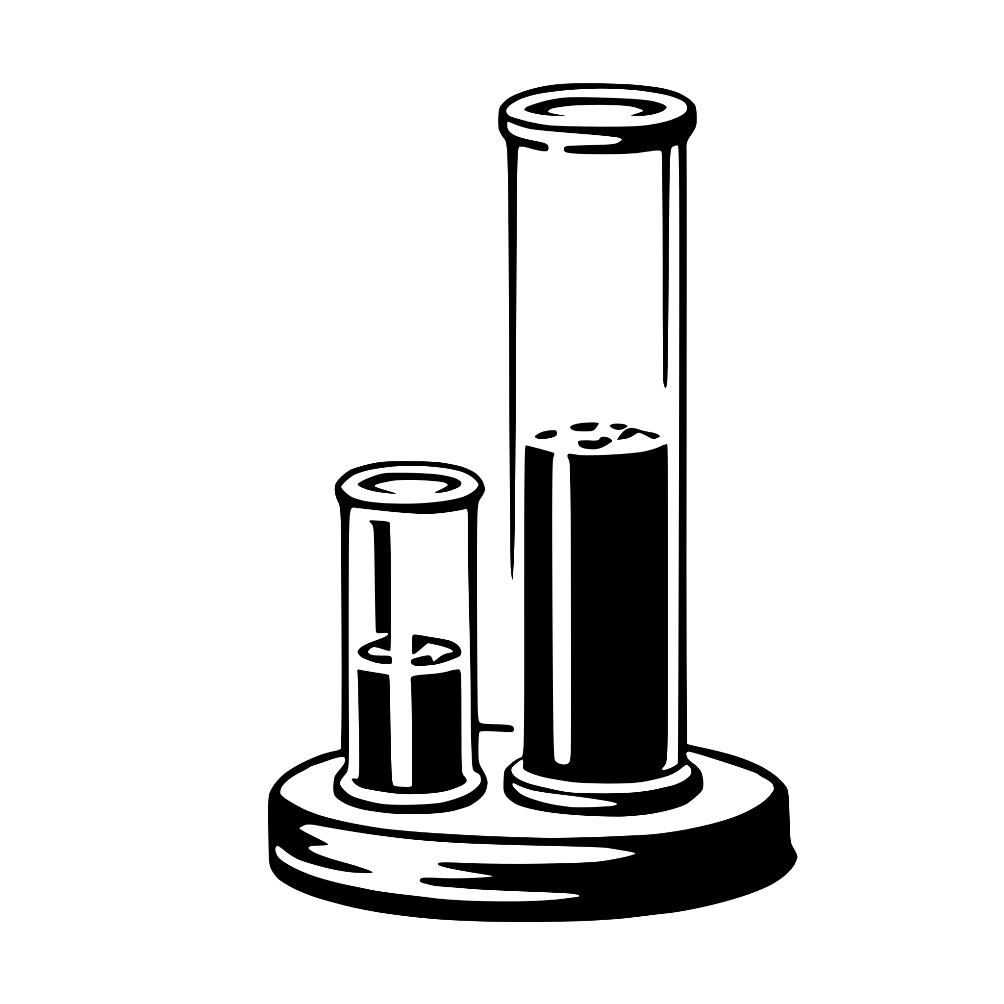 AI-generated SVG of a test tube