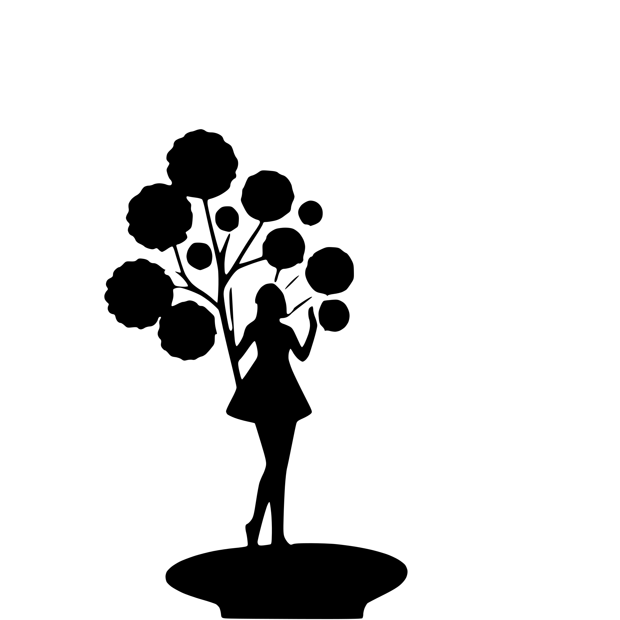 AI-generated SVG of 'pompoms'