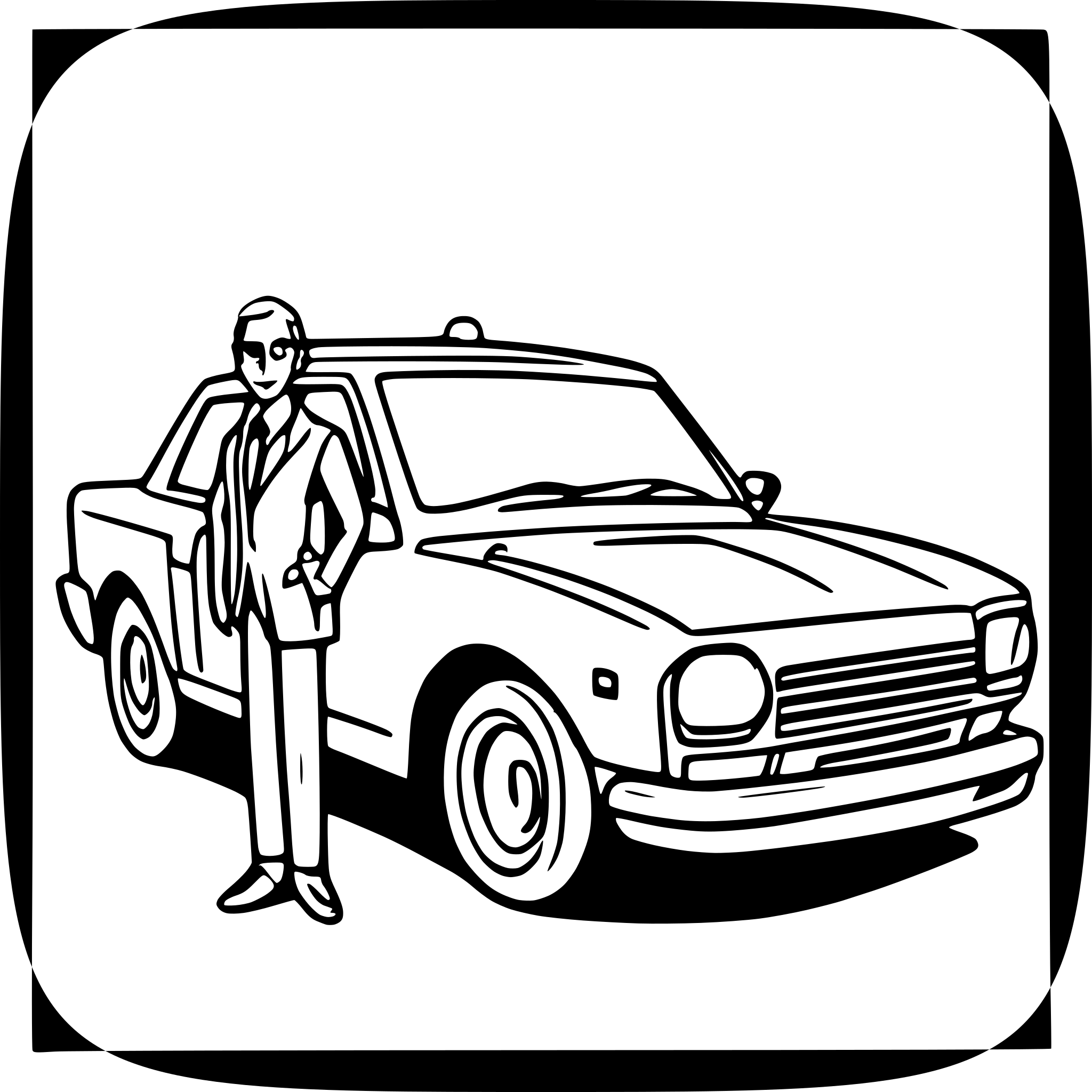 AI-generated SVG of a "Create a banner image for the 'Ford Innovation Summit 2025: Pioneering the Future of Mobility.' The image should evoke a sense of time travel and innovation. Visualize Henry Ford standing next to a DeLorean car modified with futuristic technology, as if he's about to embark on a journey to the future. The background should be a blend of vintage and futuristic cityscapes, with subtle nods to the 'Back to the Future' movie (e.g., a clock tower, energy trails). Use a color palette that combines cl