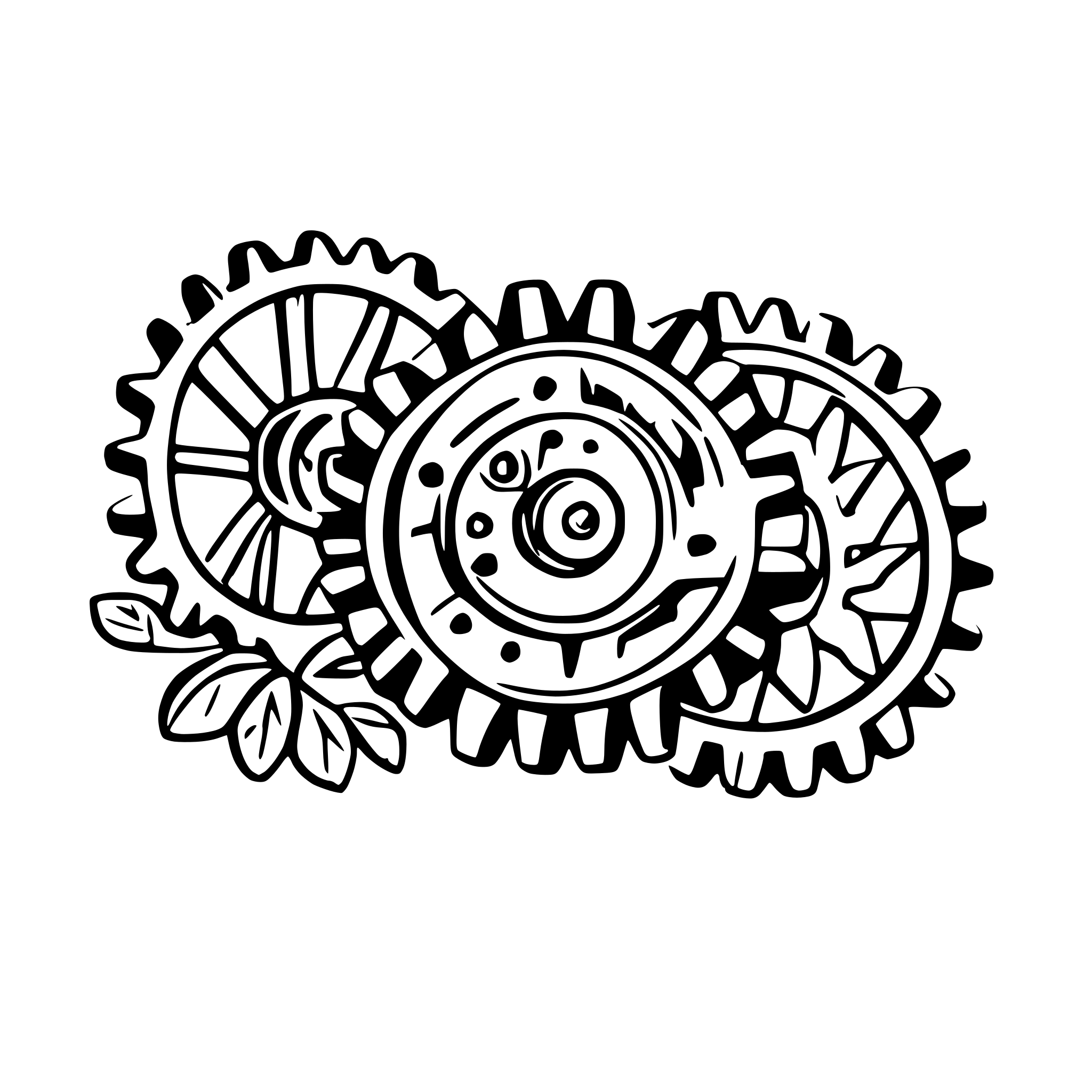 AI-generated SVG of a Cog Wheel