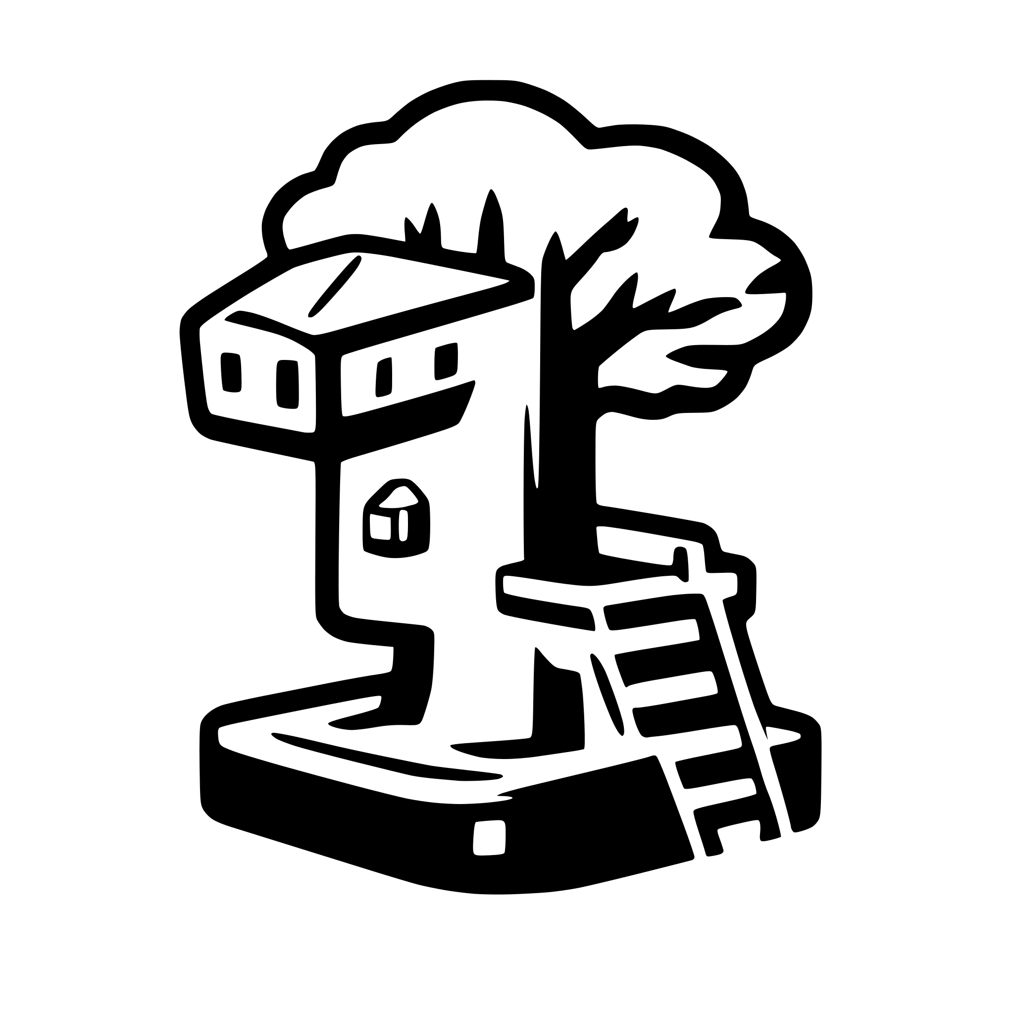 AI-generated SVG of a tree house icon for app