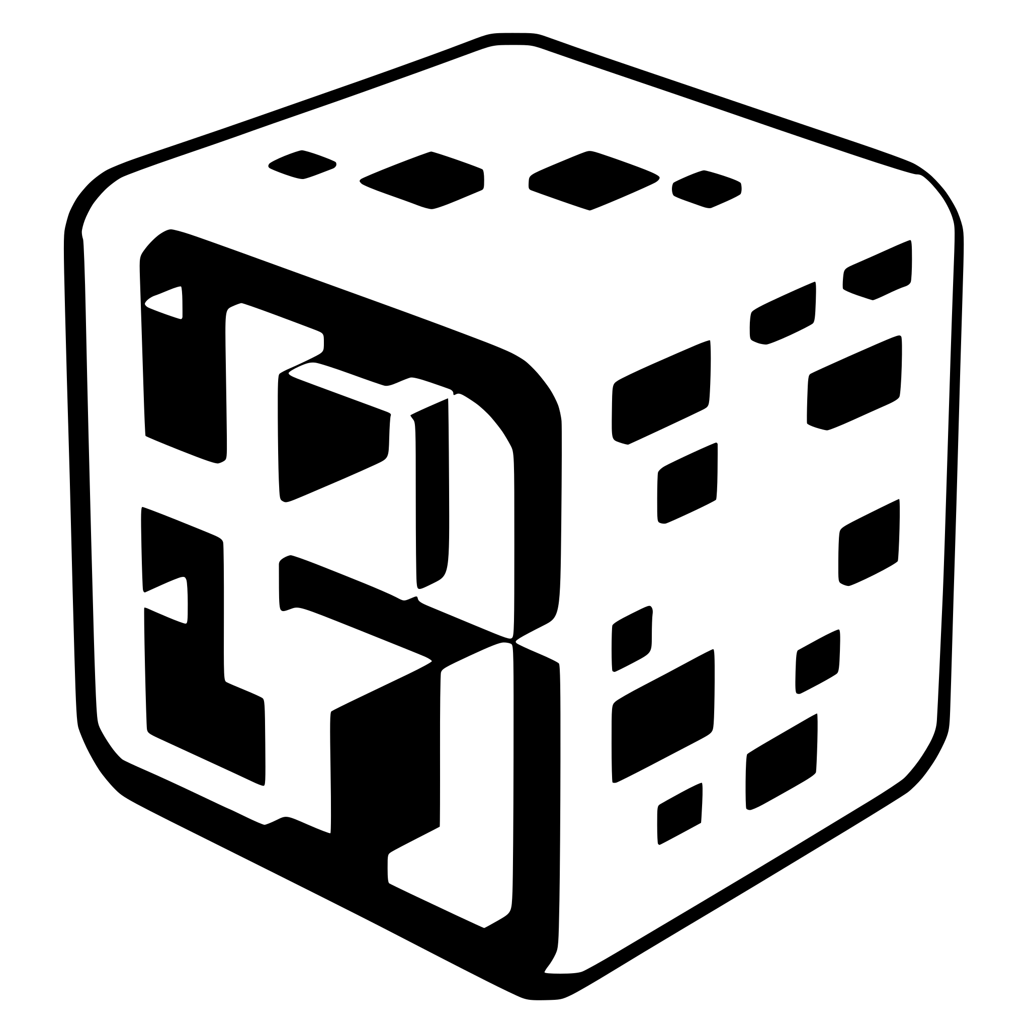 AI-generated SVG of a isometric hollow cube with rounded corners and only the edges are stroked