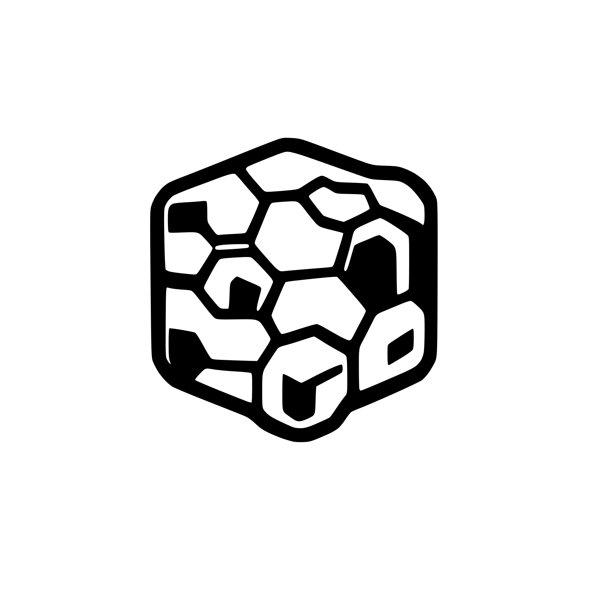 AI-generated SVG of a hexagon tiling