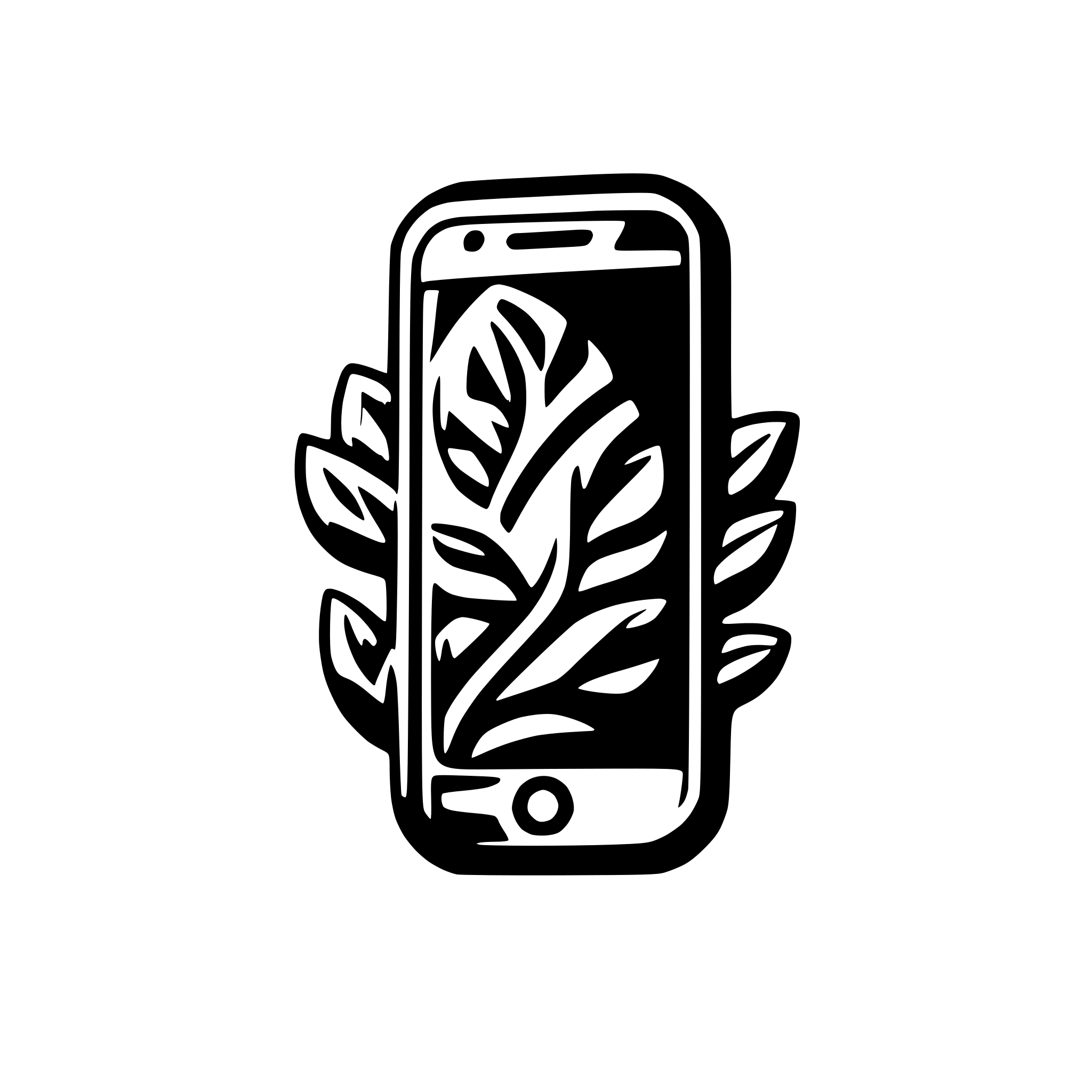 AI-generated SVG of a phone cleaner icon for mobile app