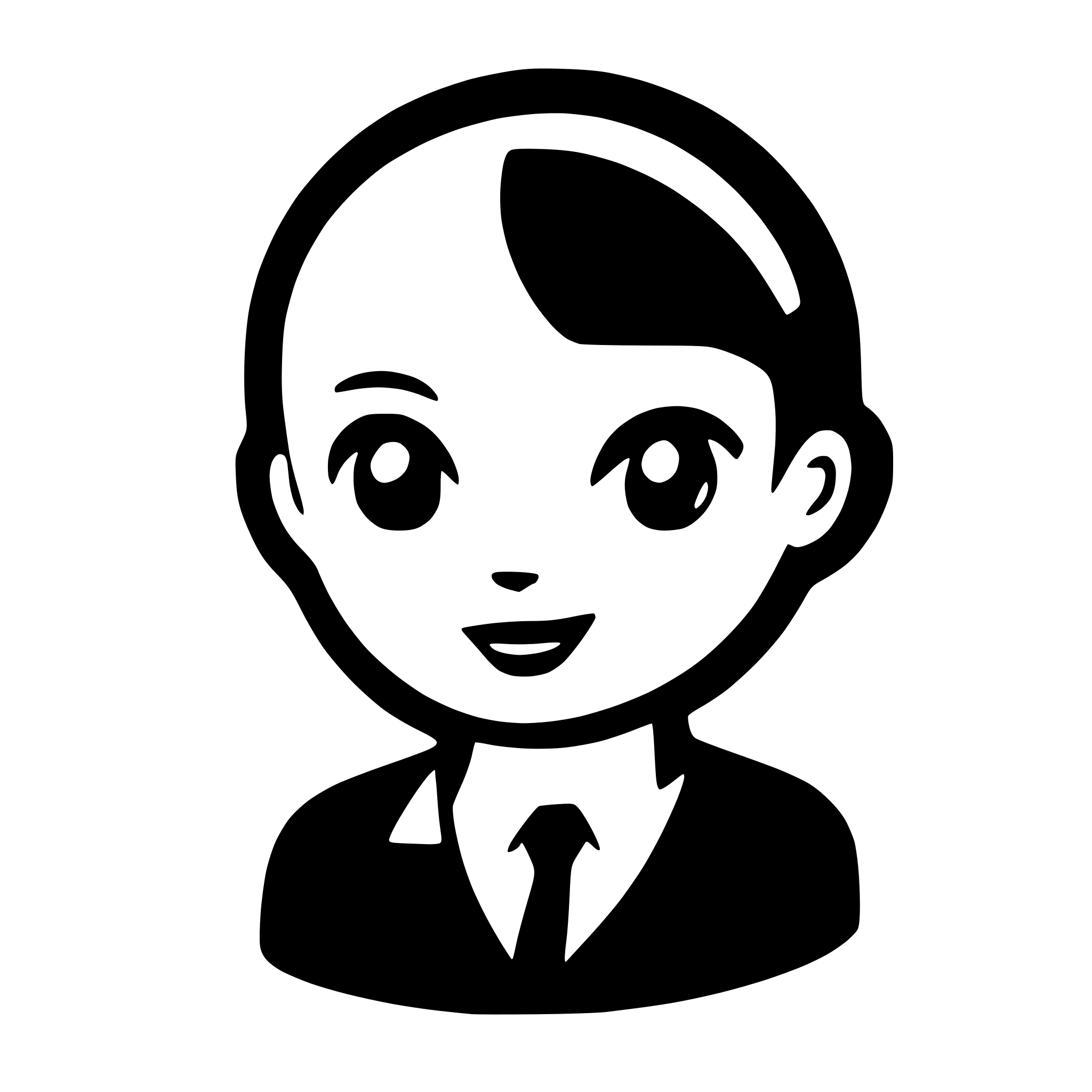AI-generated SVG of a thinking