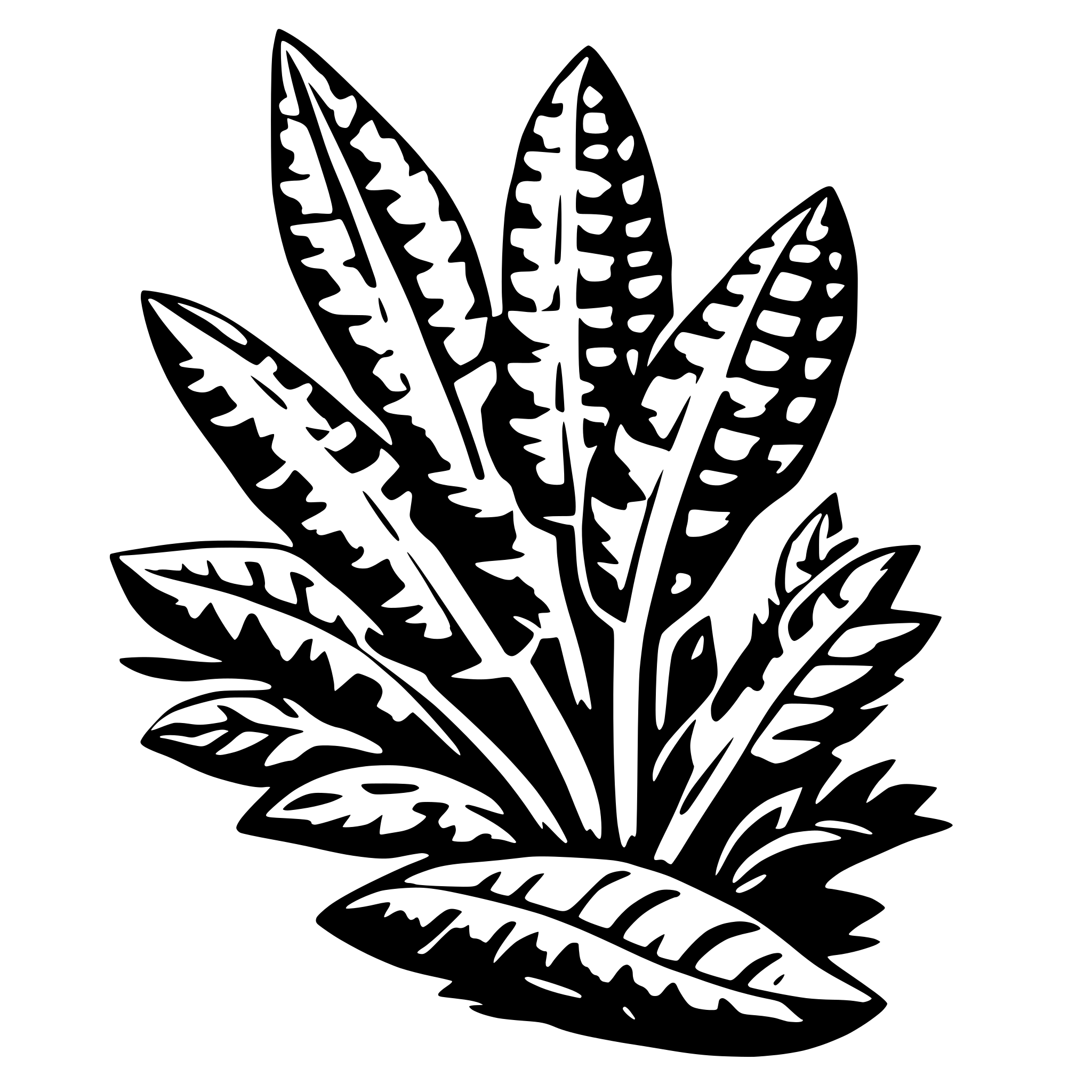 AI-generated SVG of a Gruts  grandes raizes