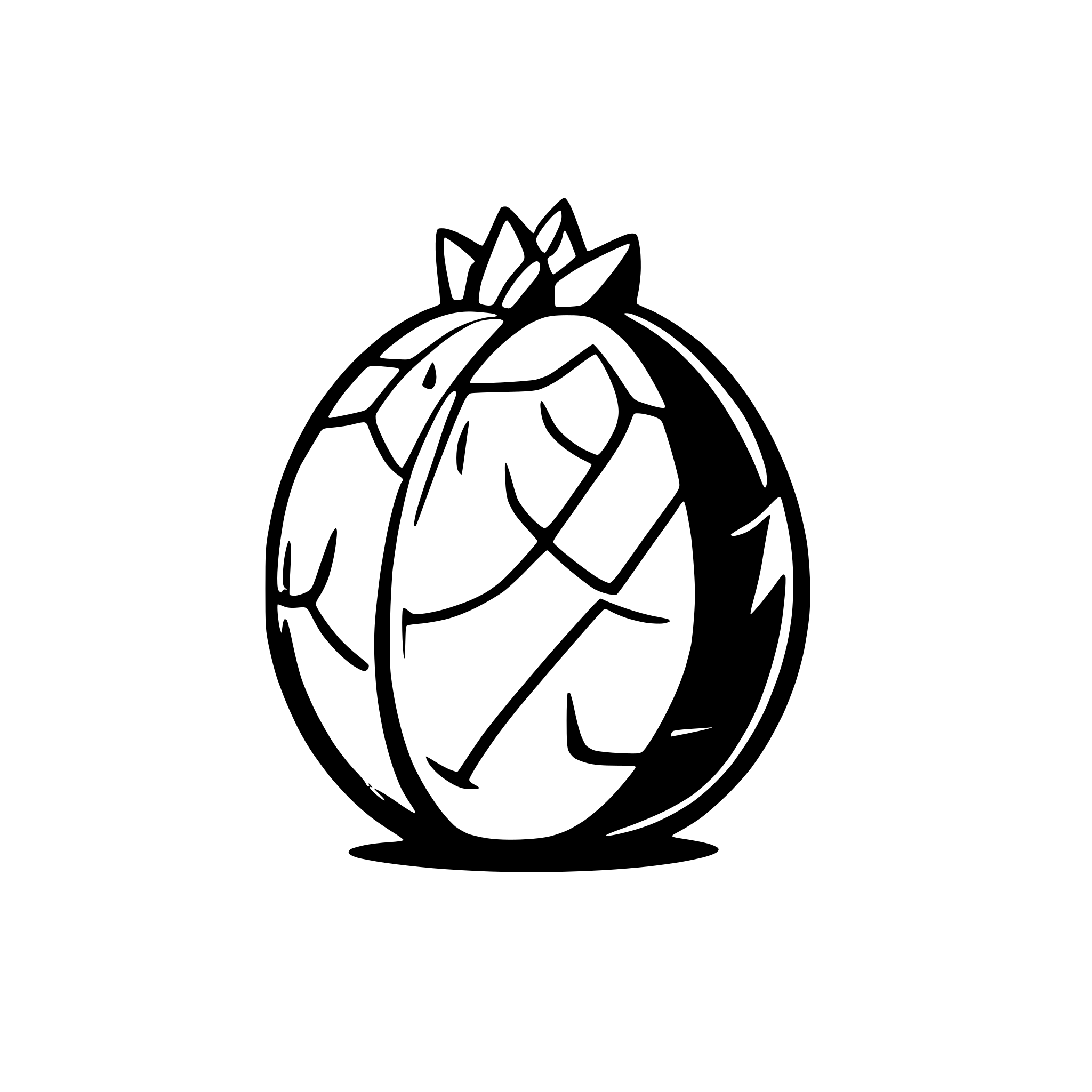 AI-generated SVG of 'cartoon style dragon egg'