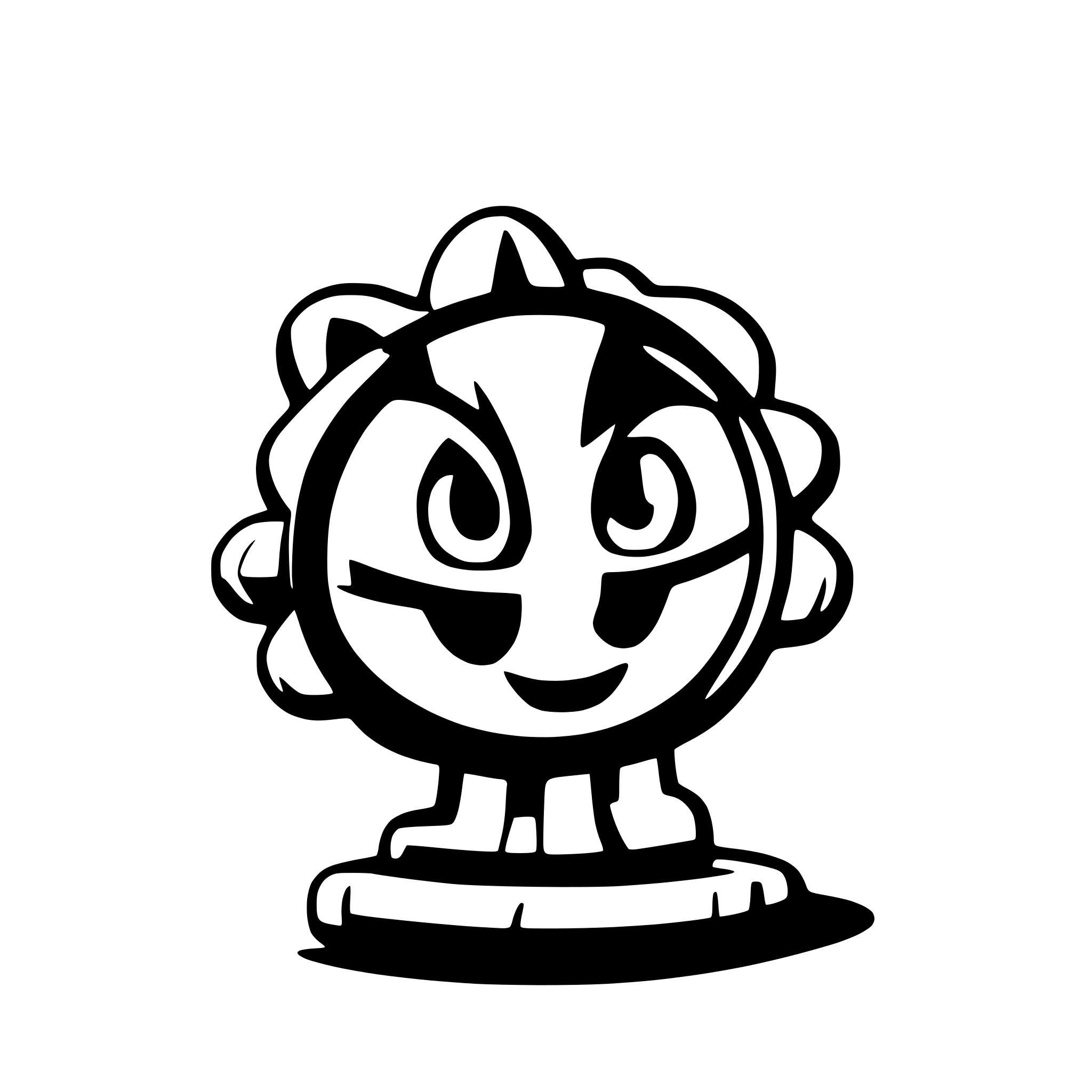 AI-generated SVG of a nuclear misile