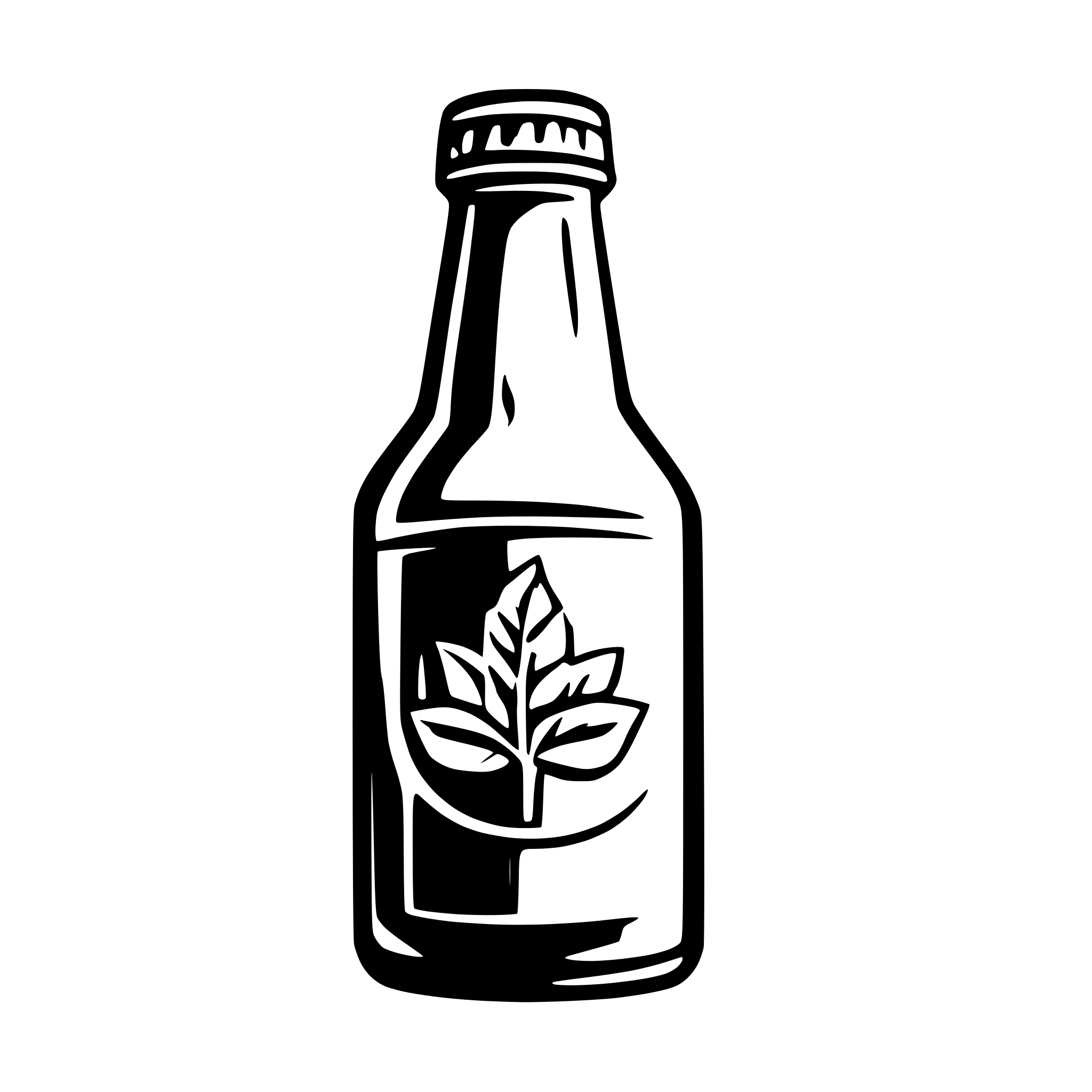 AI-generated SVG of 'beer bottle'