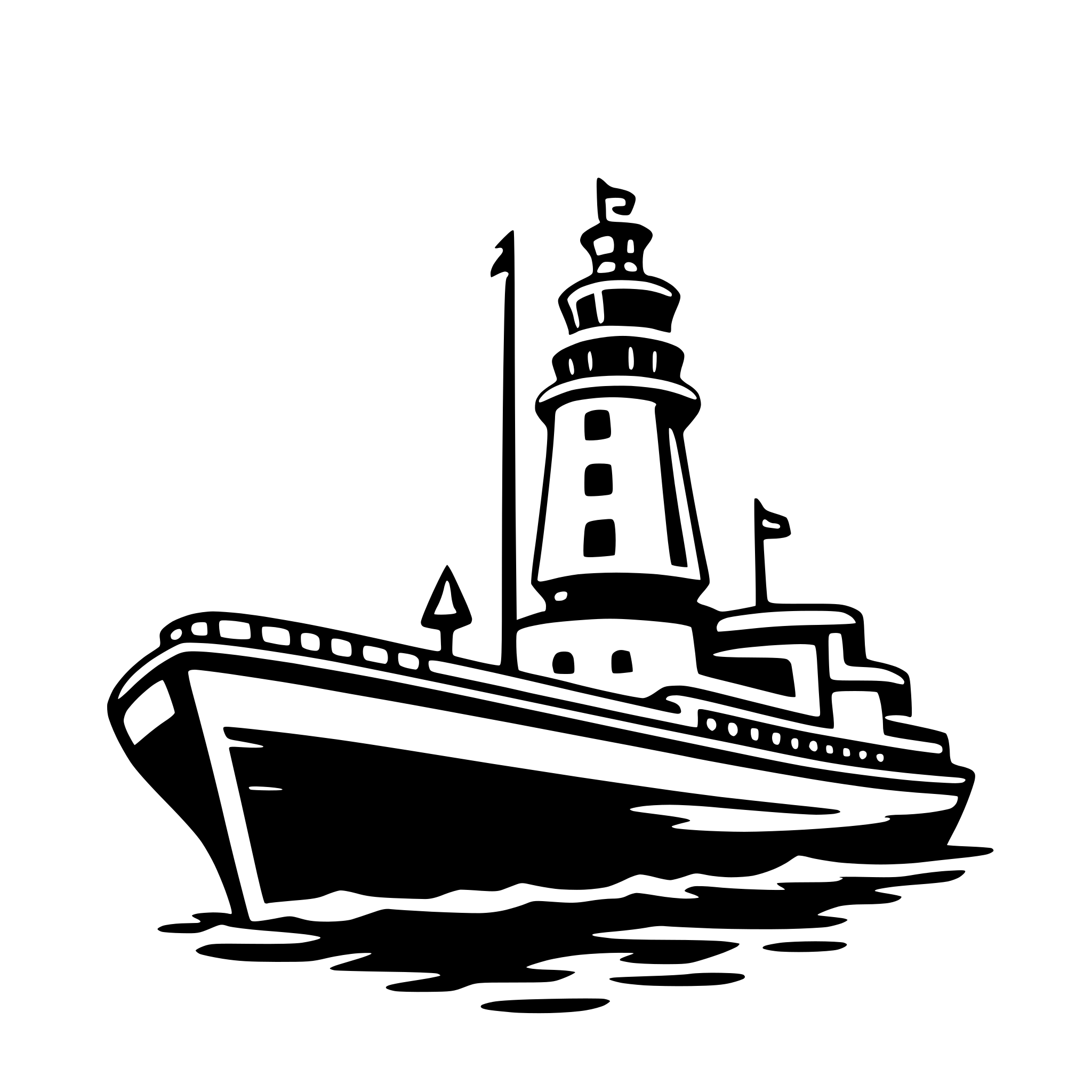 AI-generated SVG of 'ship'
