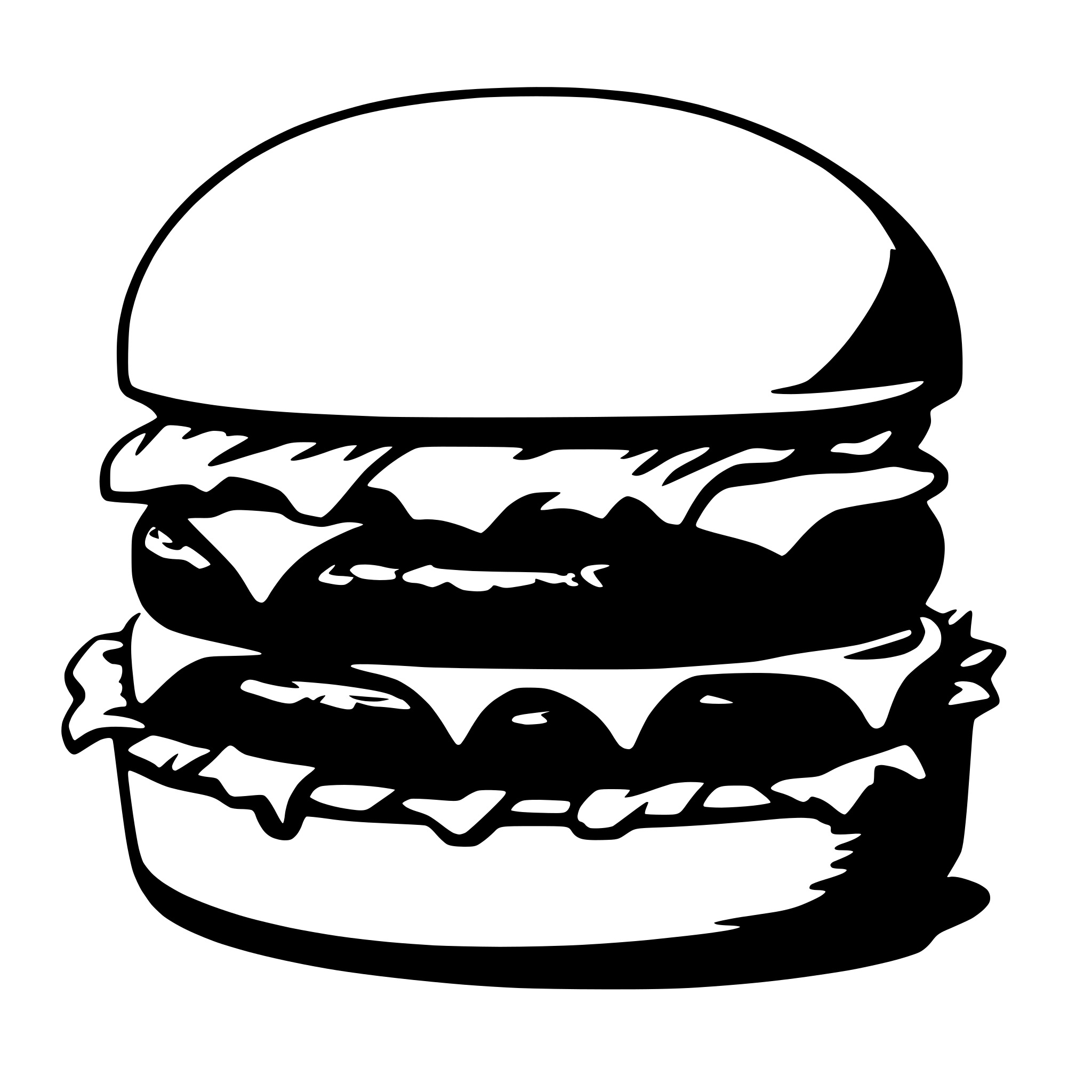AI-generated SVG of a burger
