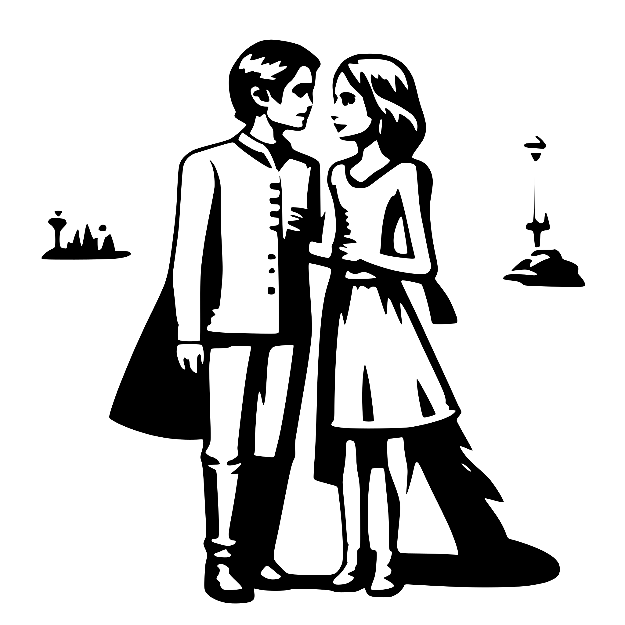 AI-generated SVG of 'Couple romantic'