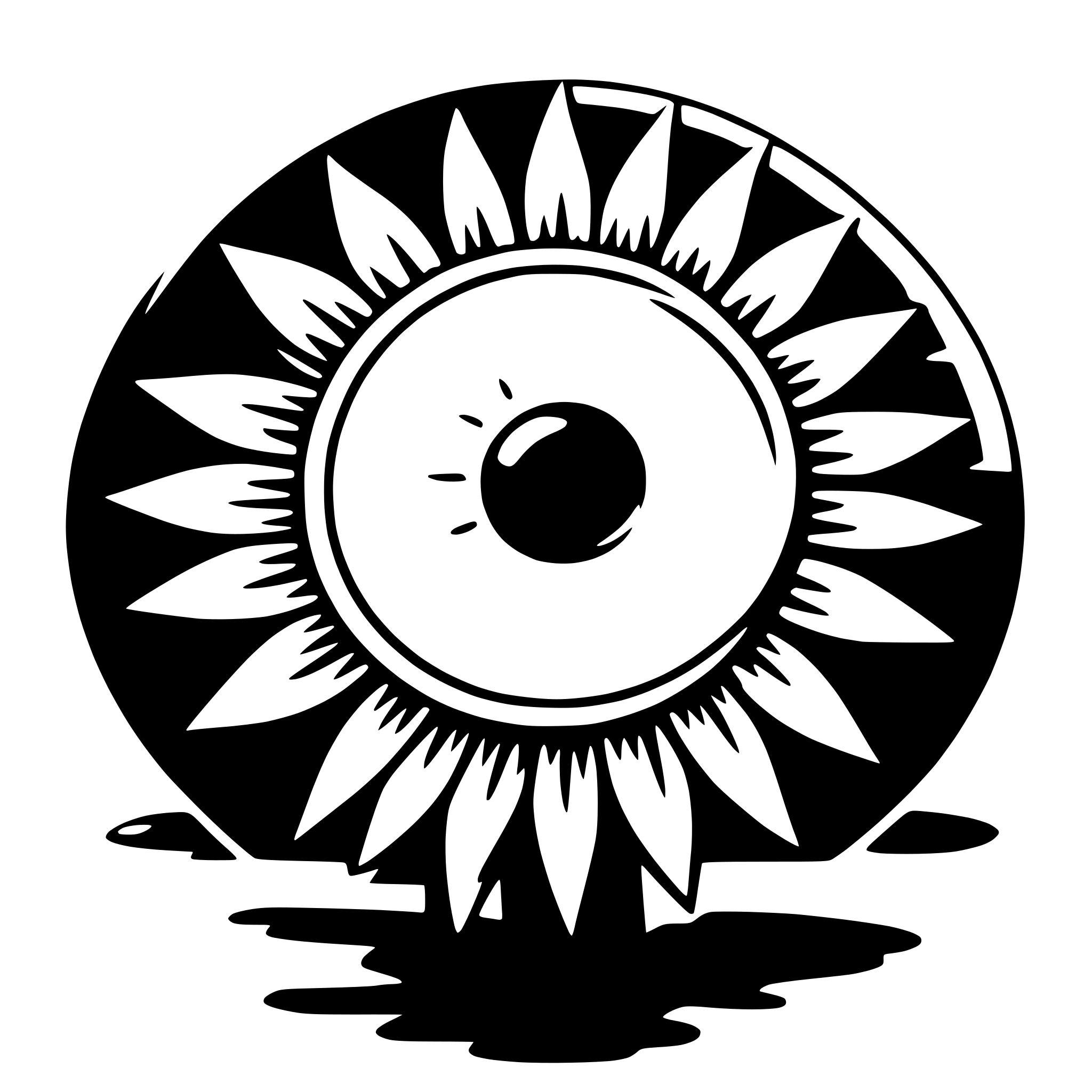 AI-generated SVG of a sun