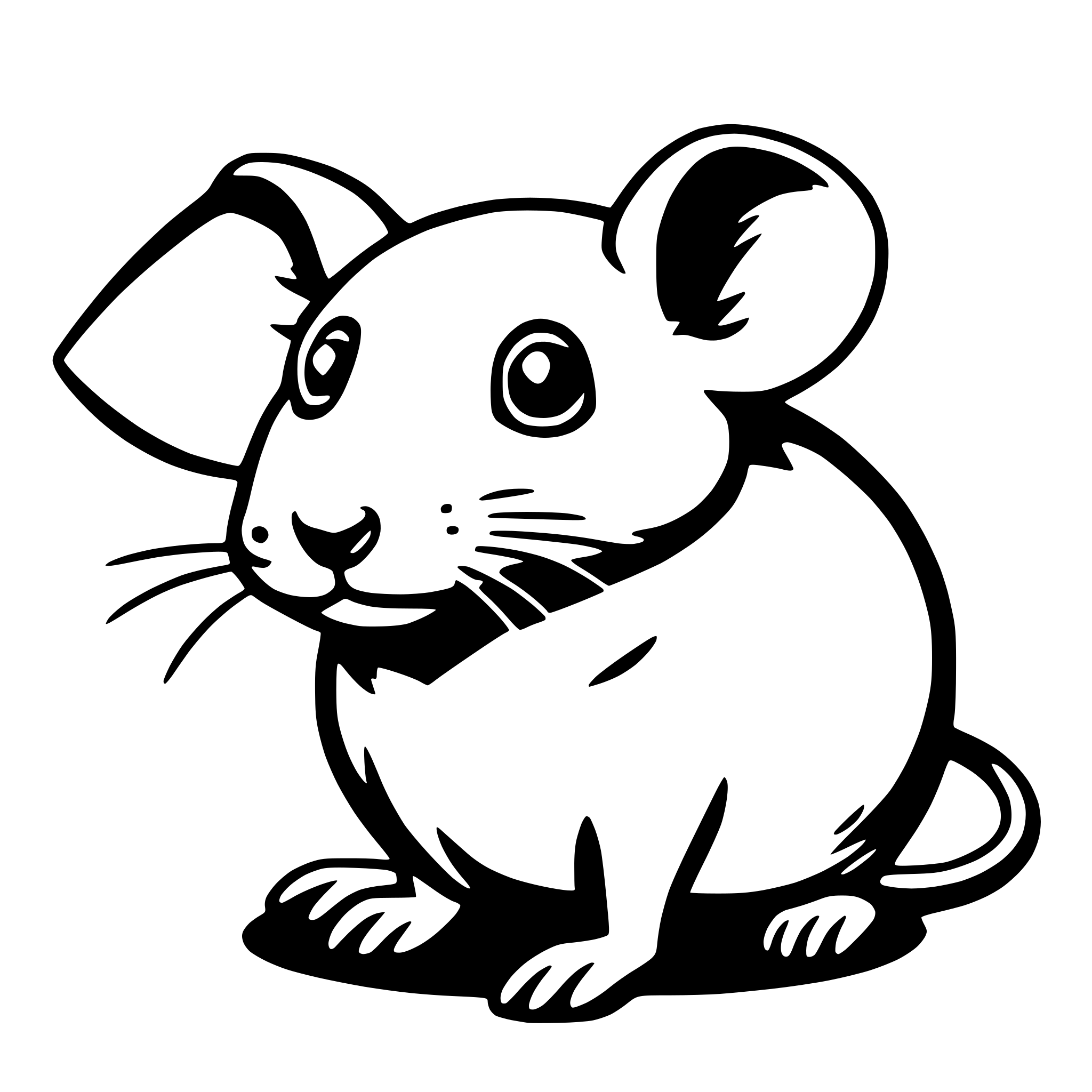 AI-generated SVG of a mouse