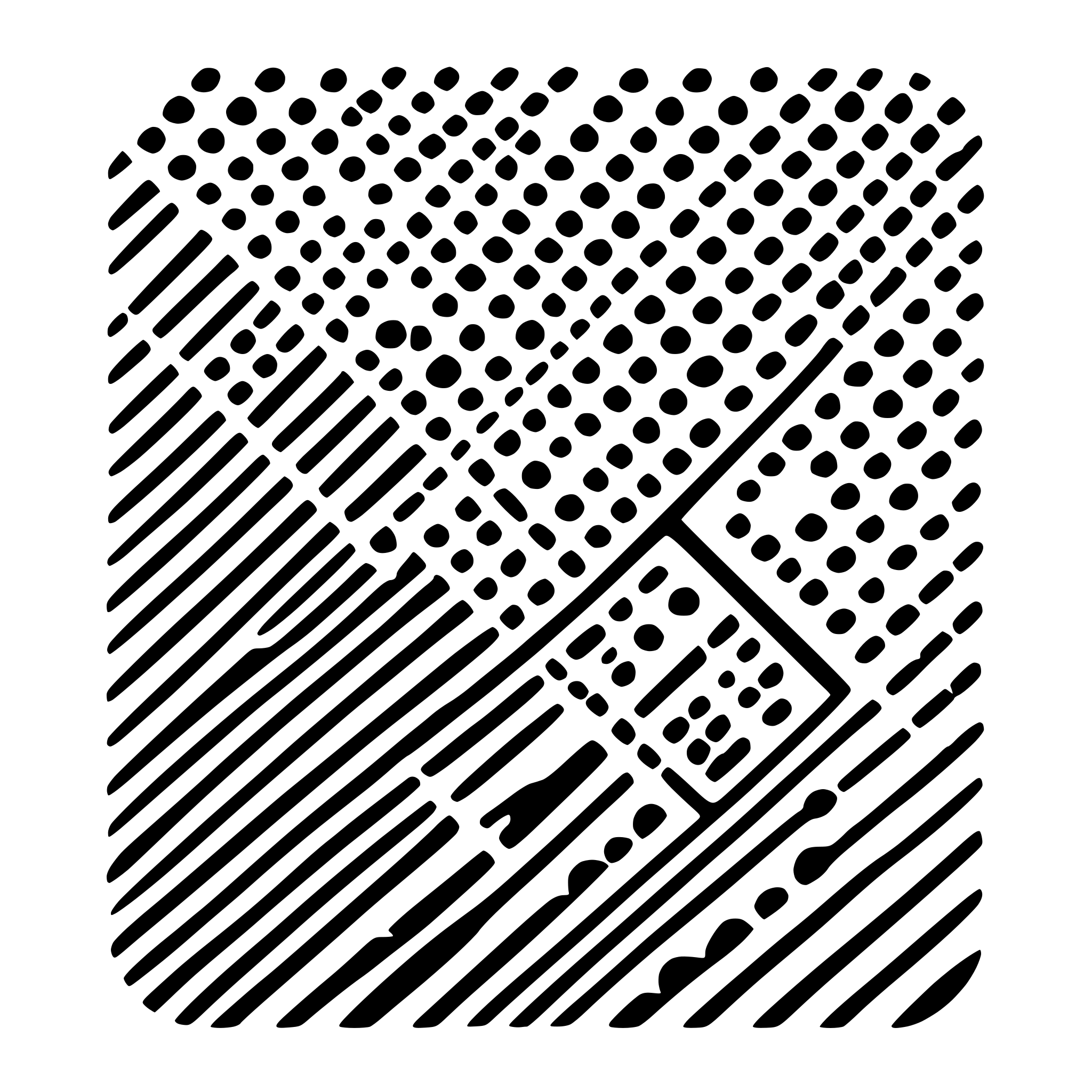 AI-generated SVG of a pattern geometry lines and dots