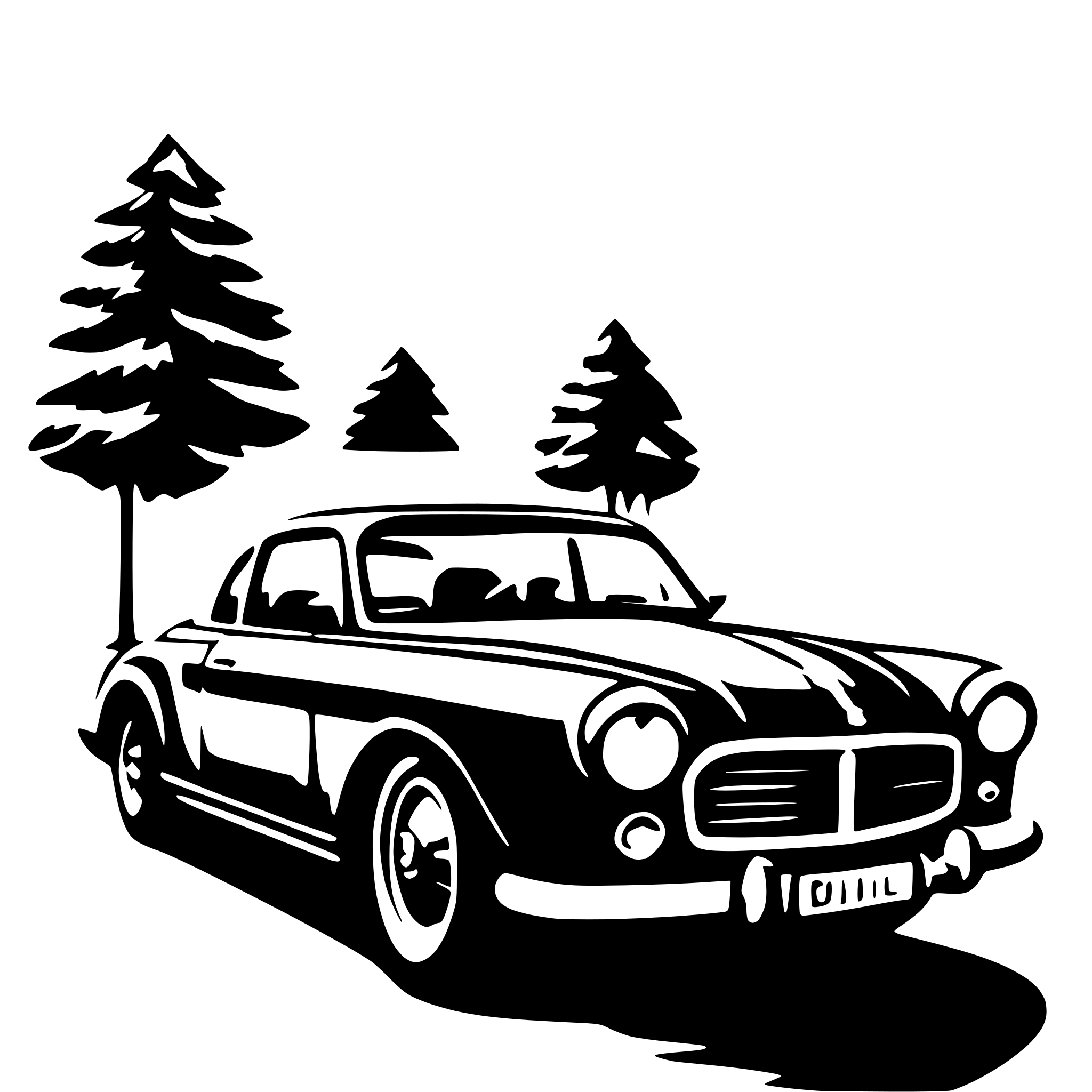 AI-generated SVG of 'Classic Car'