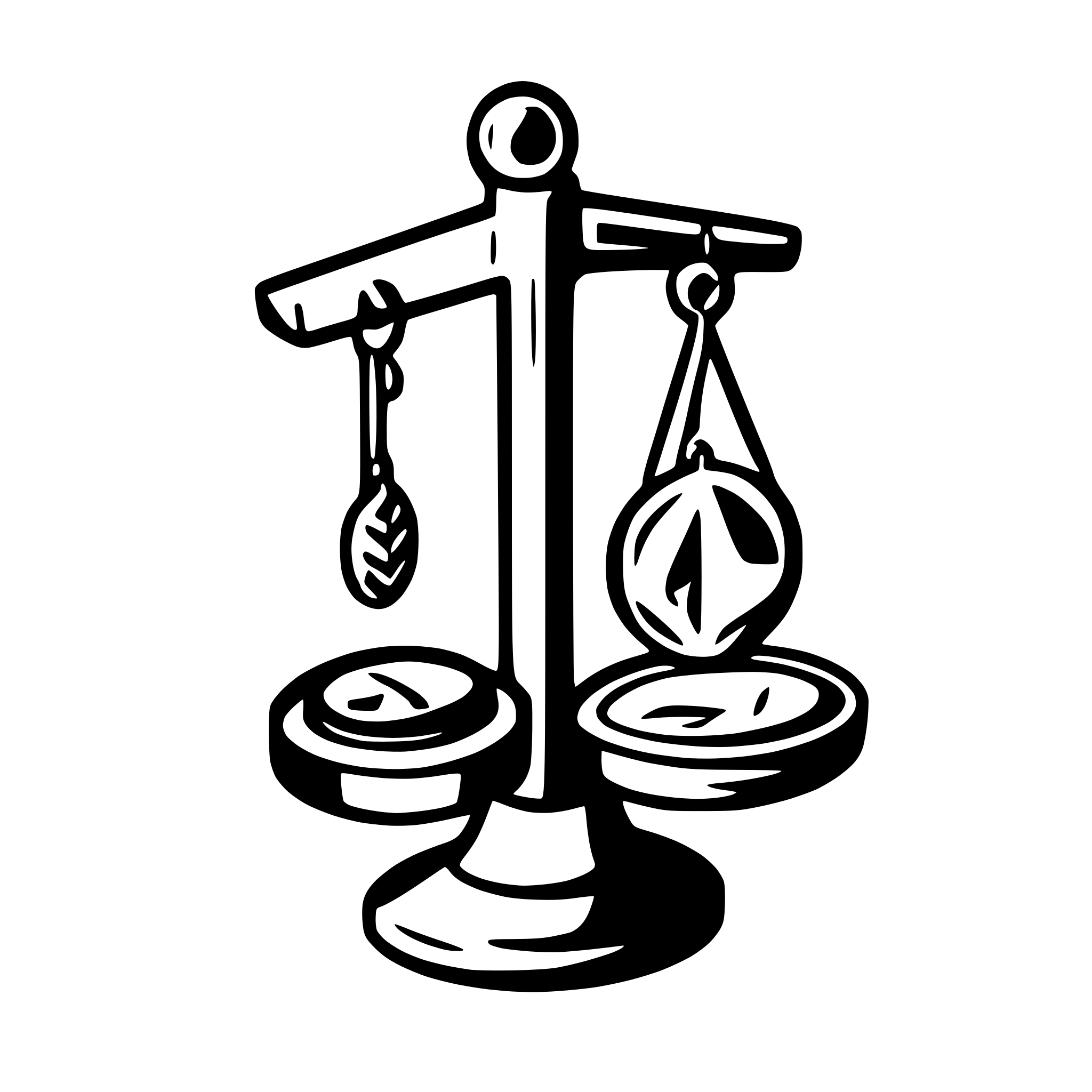 AI-generated SVG of 'coins on scales'