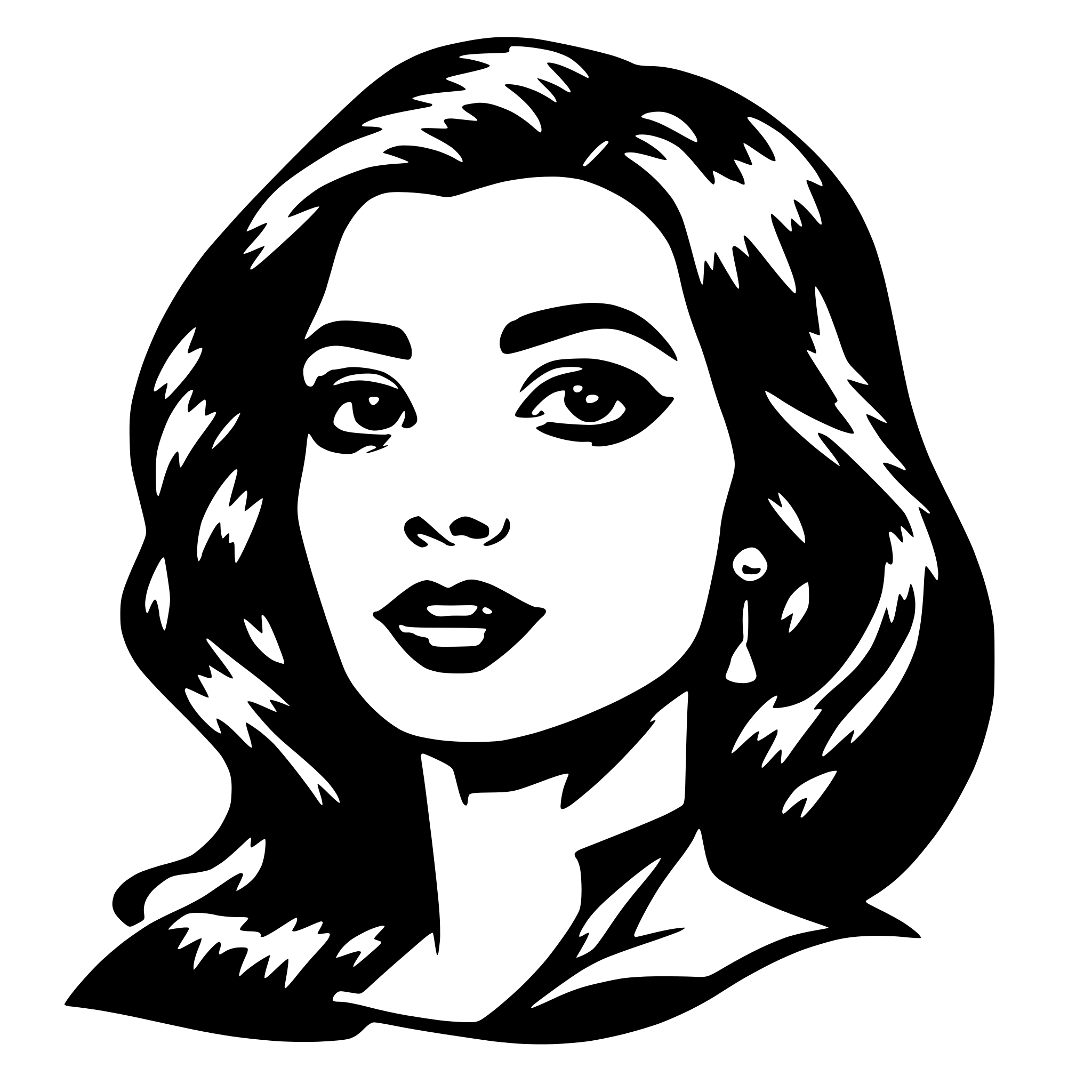 AI-generated SVG of 'criar uma mulher'
