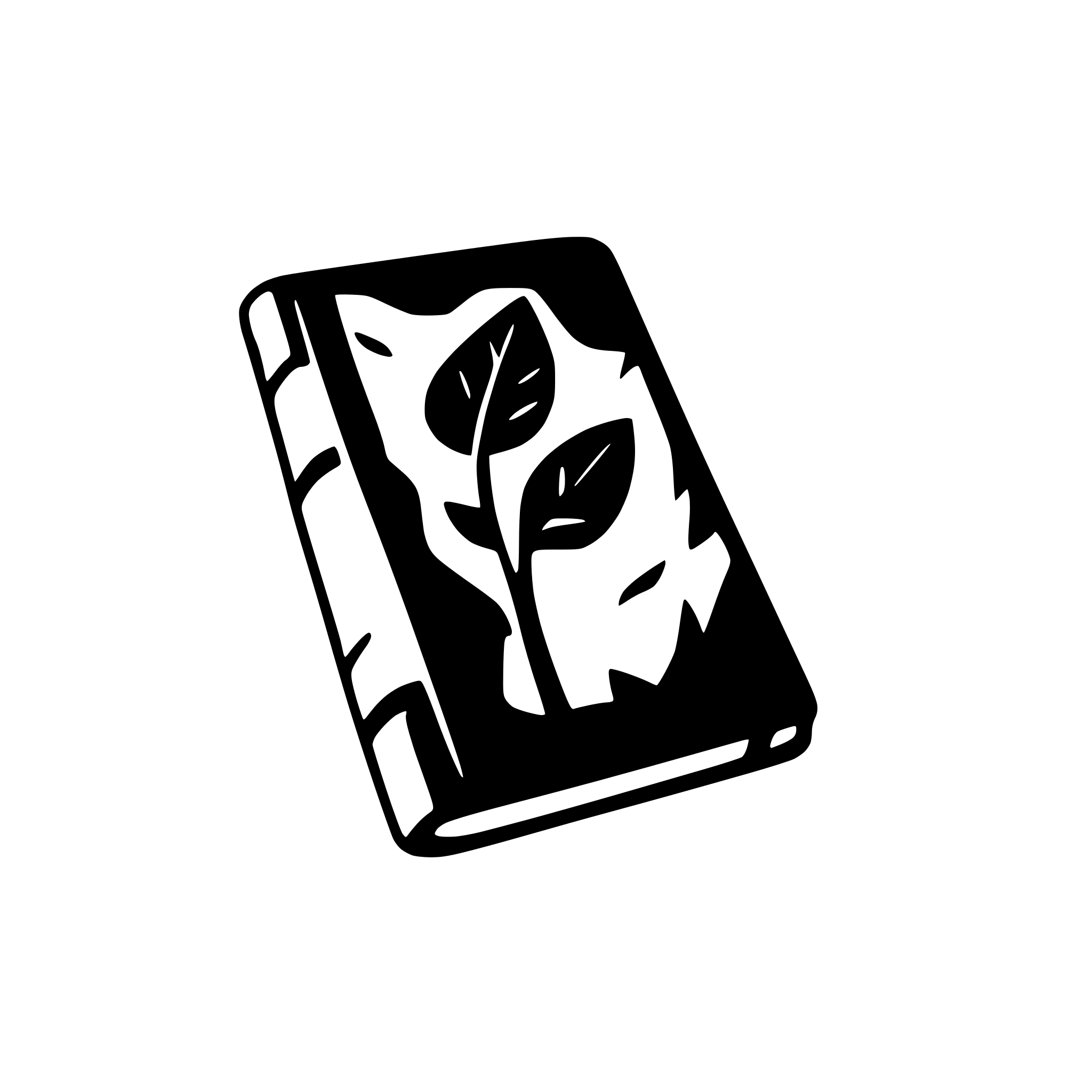 AI-generated SVG of a side-view of bluerprint journal