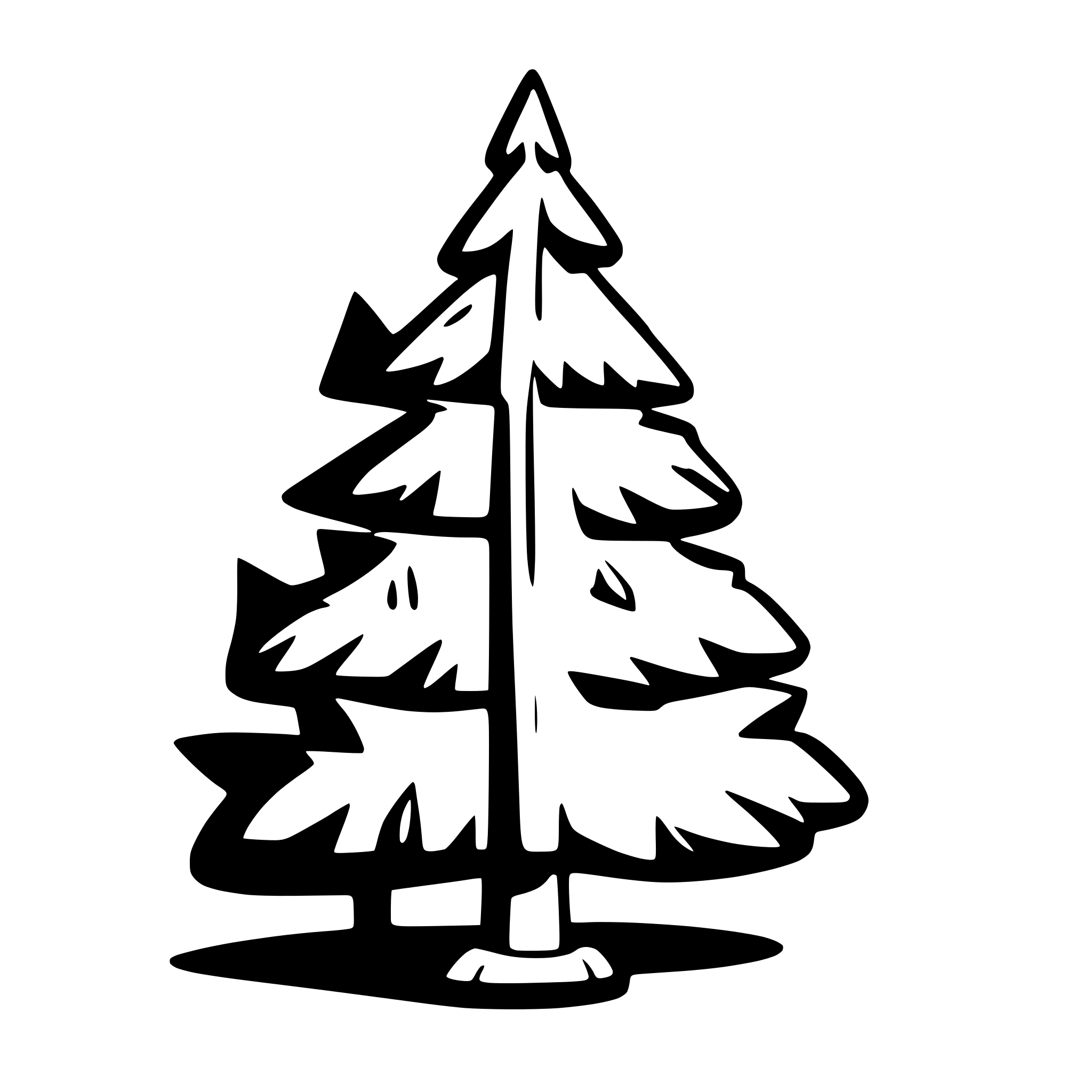 AI-generated SVG of 'pine tree'