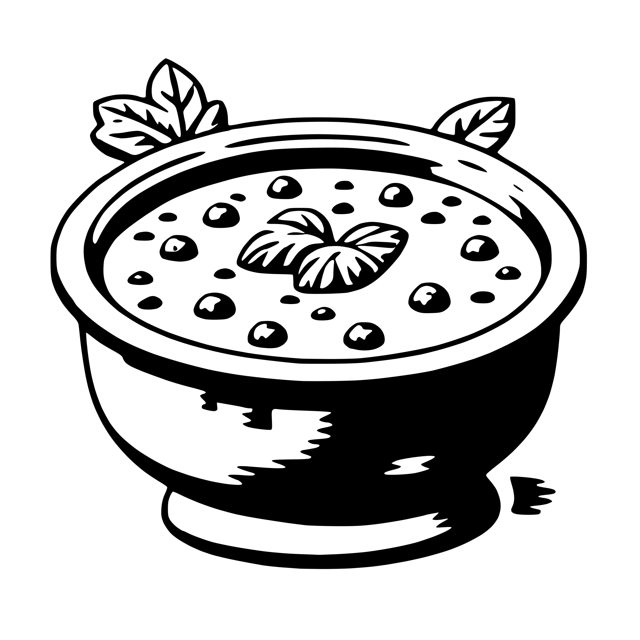 AI-generated SVG of a chowder