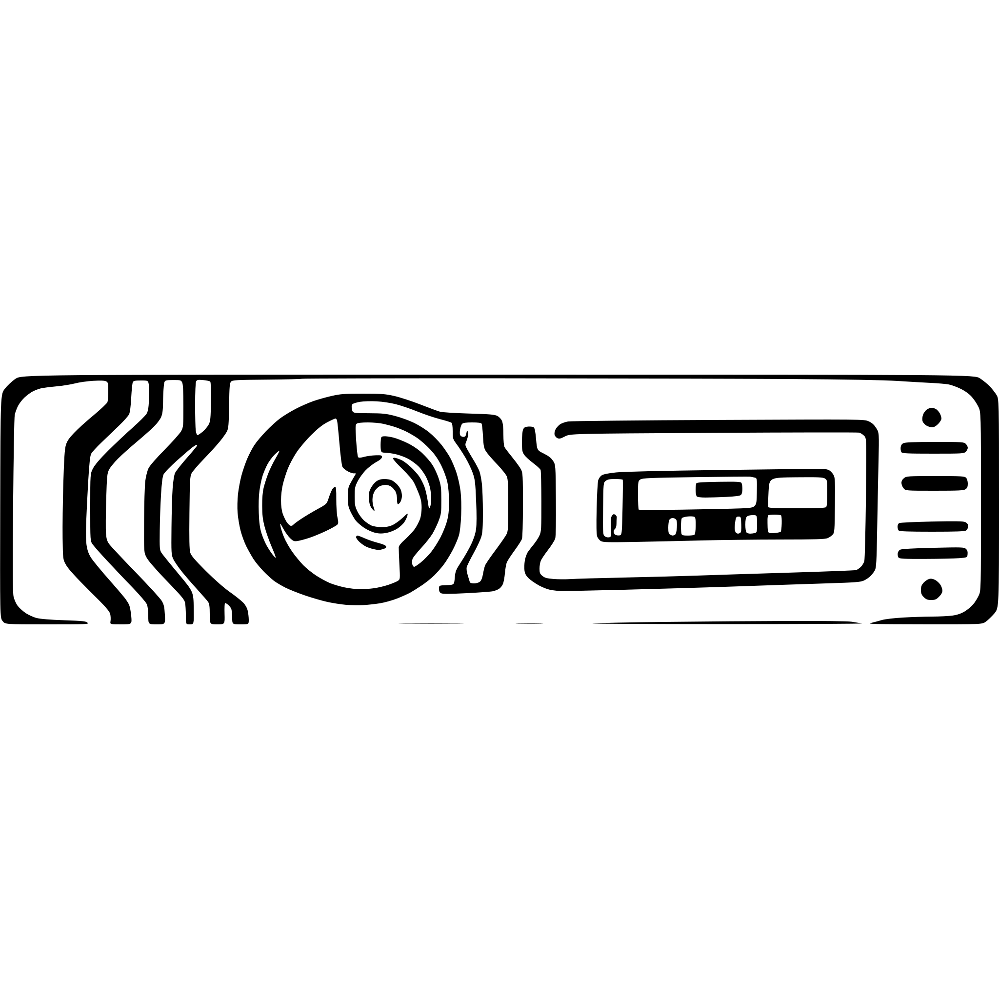 AI-generated SVG of a Front panel image of uninterruptible power supply in 2U case.