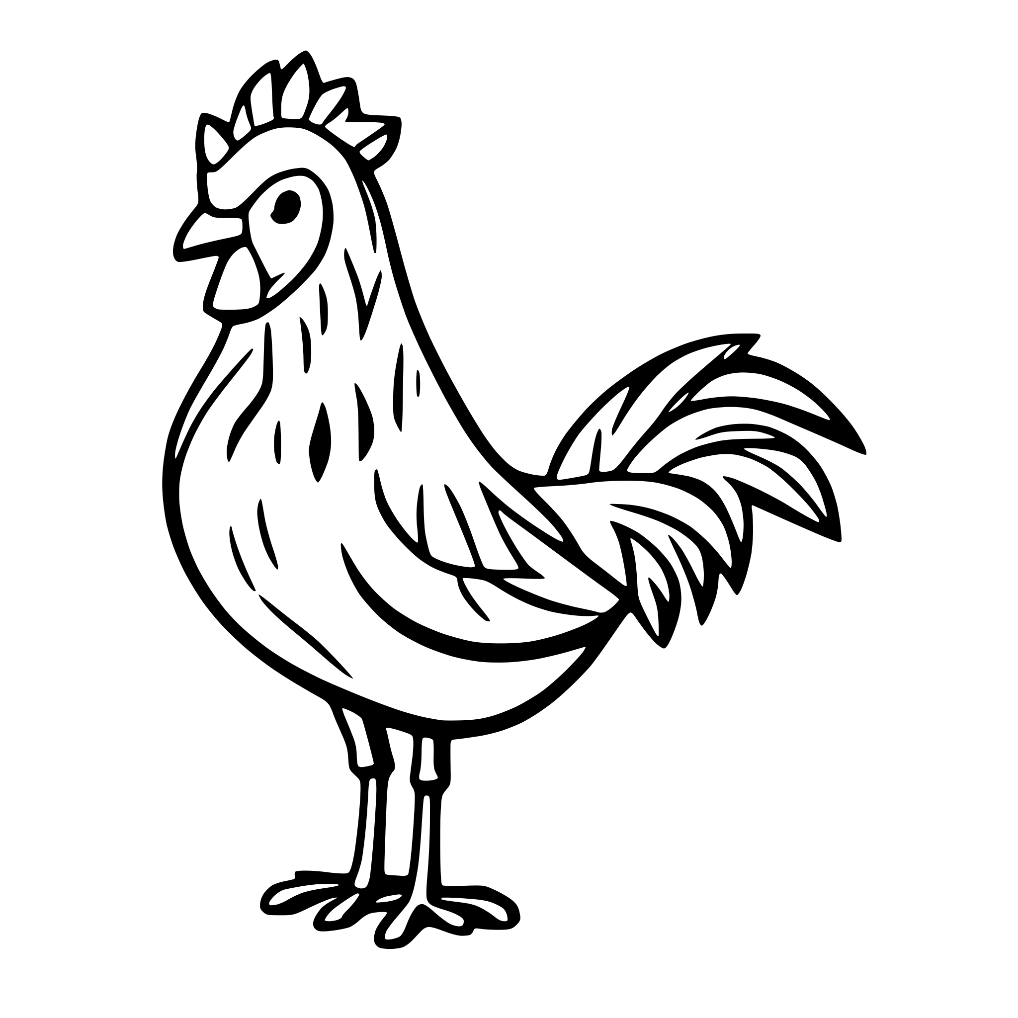 AI-generated SVG of 'cock'