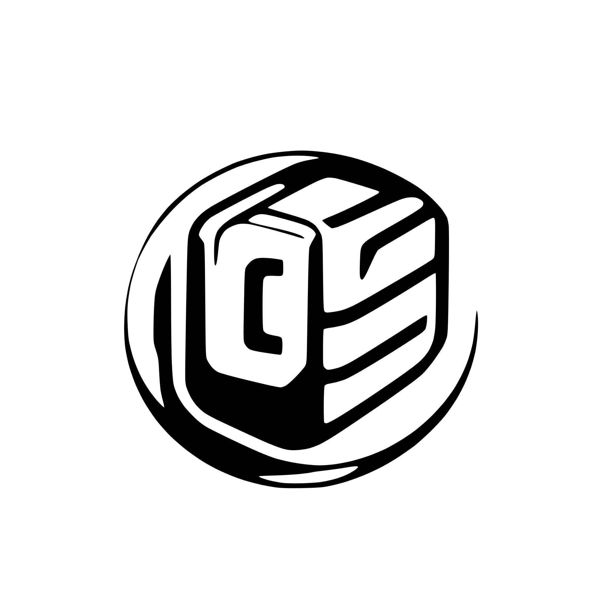 AI-generated SVG of a anki inspired logo for flashcard software