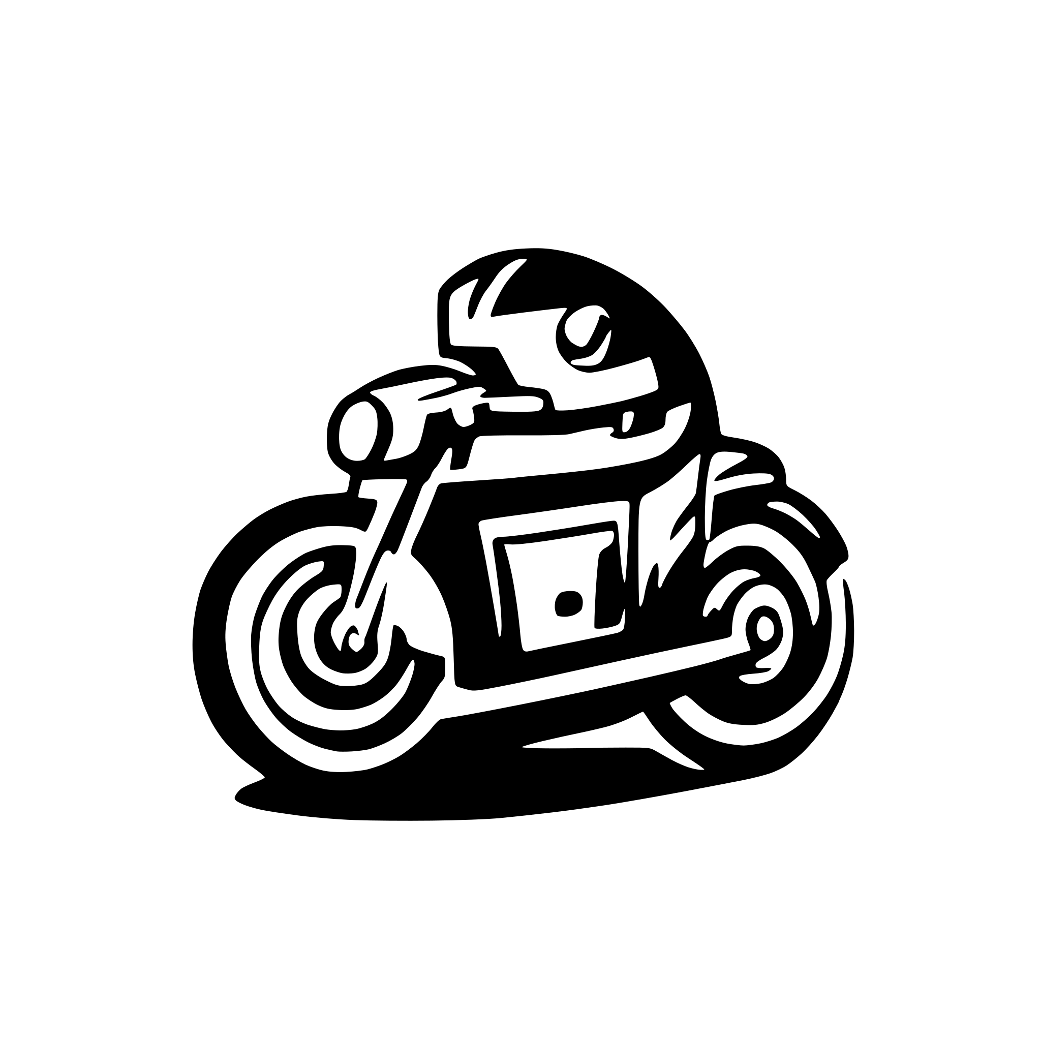 AI-generated SVG of 'iconic motorcyle'